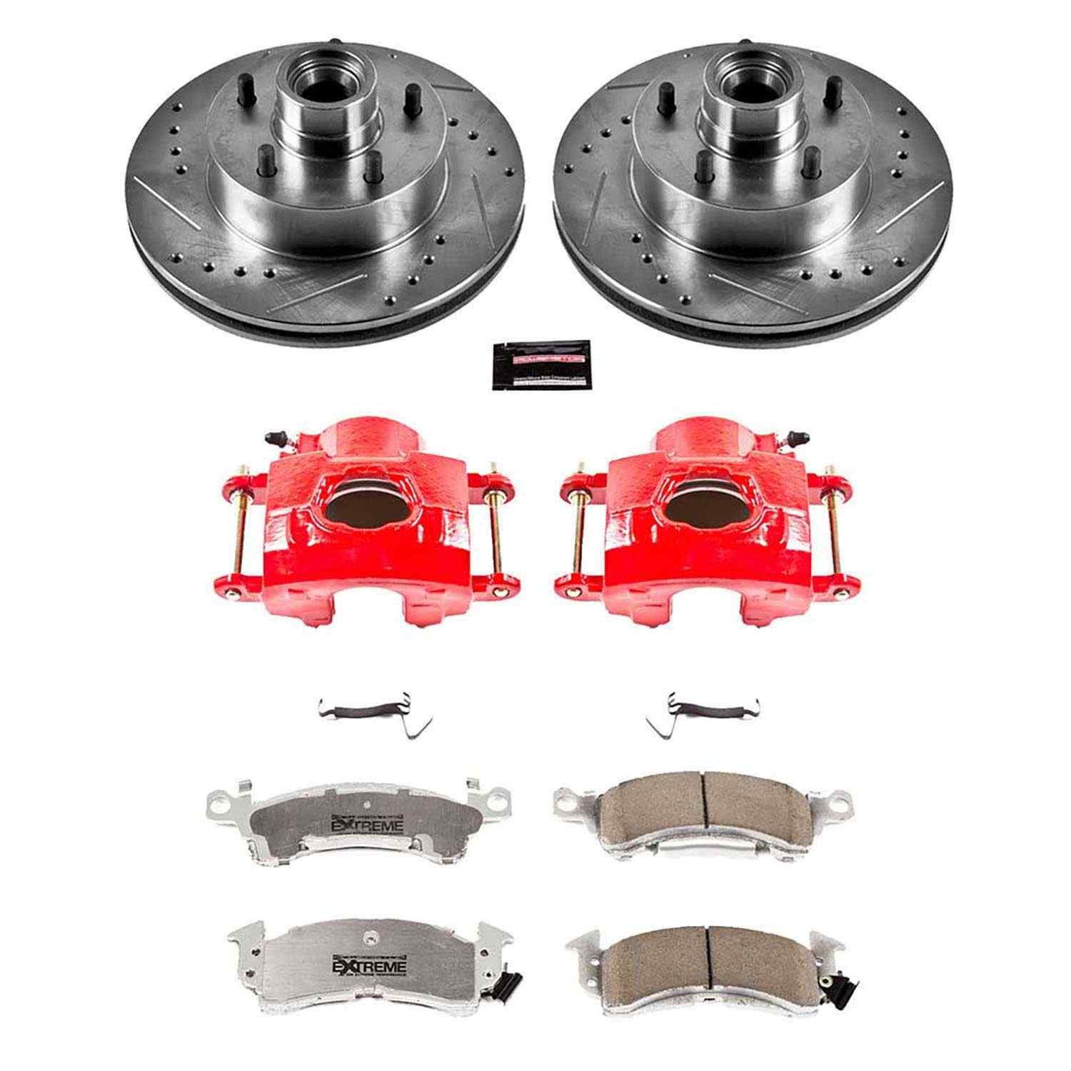 Power Stop 77-78 Buick LeSabre Front Z26 Street Kit w/Cals