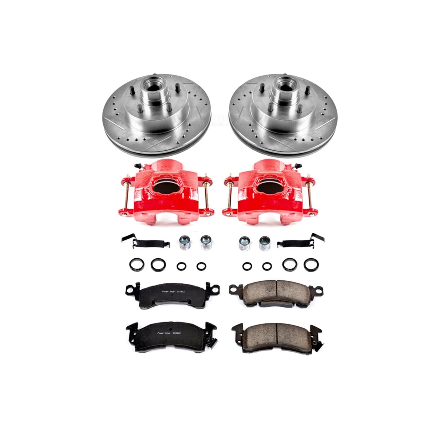 Power Stop 77-78 Buick LeSabre Front Z23 Evolution Sport Brake Kit w/Calipers