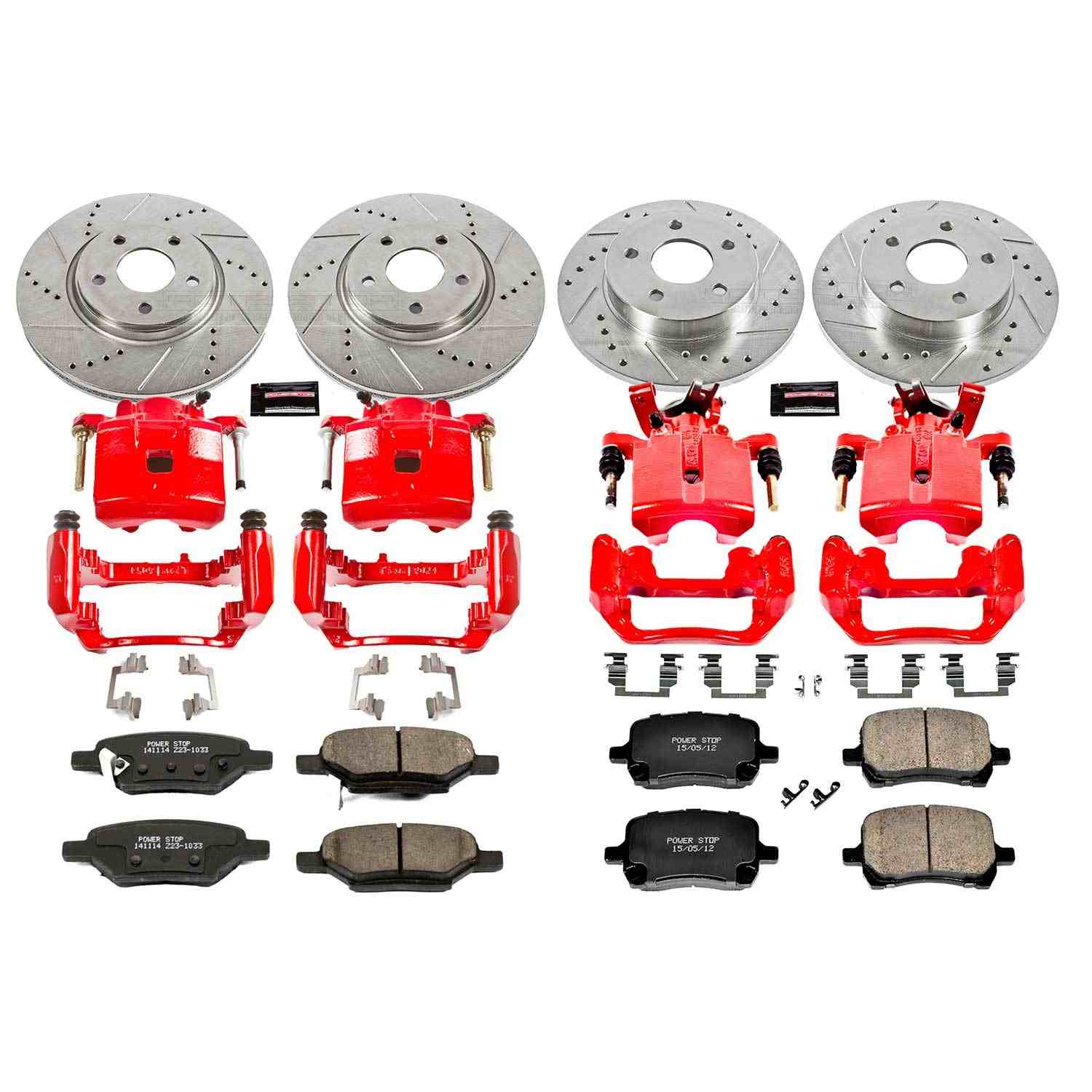 Power Stop 2007 Chevrolet Cobalt Front & Rear Z23 Evolution Sport Brake Kit w/Calipers