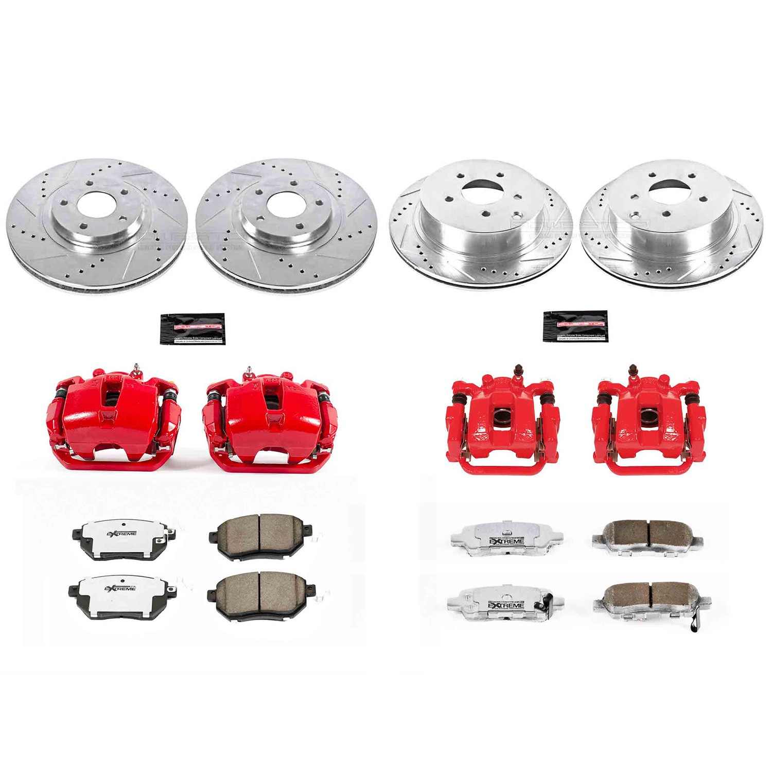 Power Stop 03-05 INFINITI FX45 Front and Rear Z26 Street Kit w/Cals