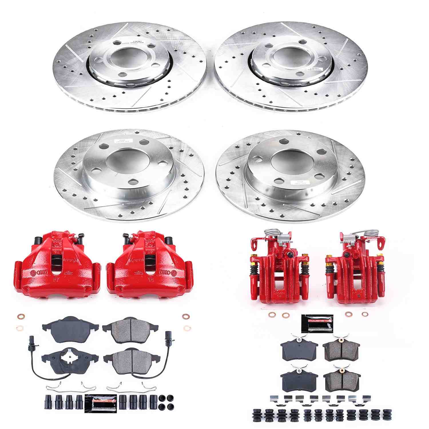 Power Stop 00-05 Volkswagen Passat Front & Rear Z23 Evolution Sport Brake Kit w/Calipers