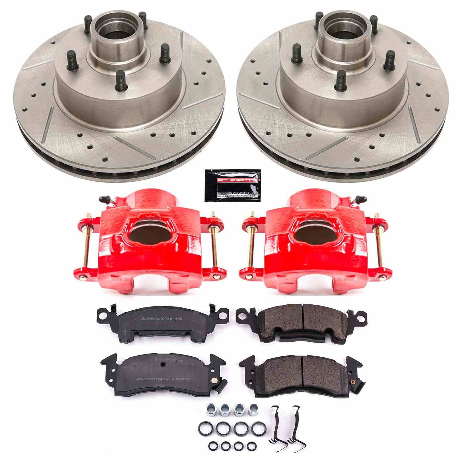 Power Stop 79-86 Buick LeSabre Front Z23 Evolution Sport Brake Kit w/Calipers