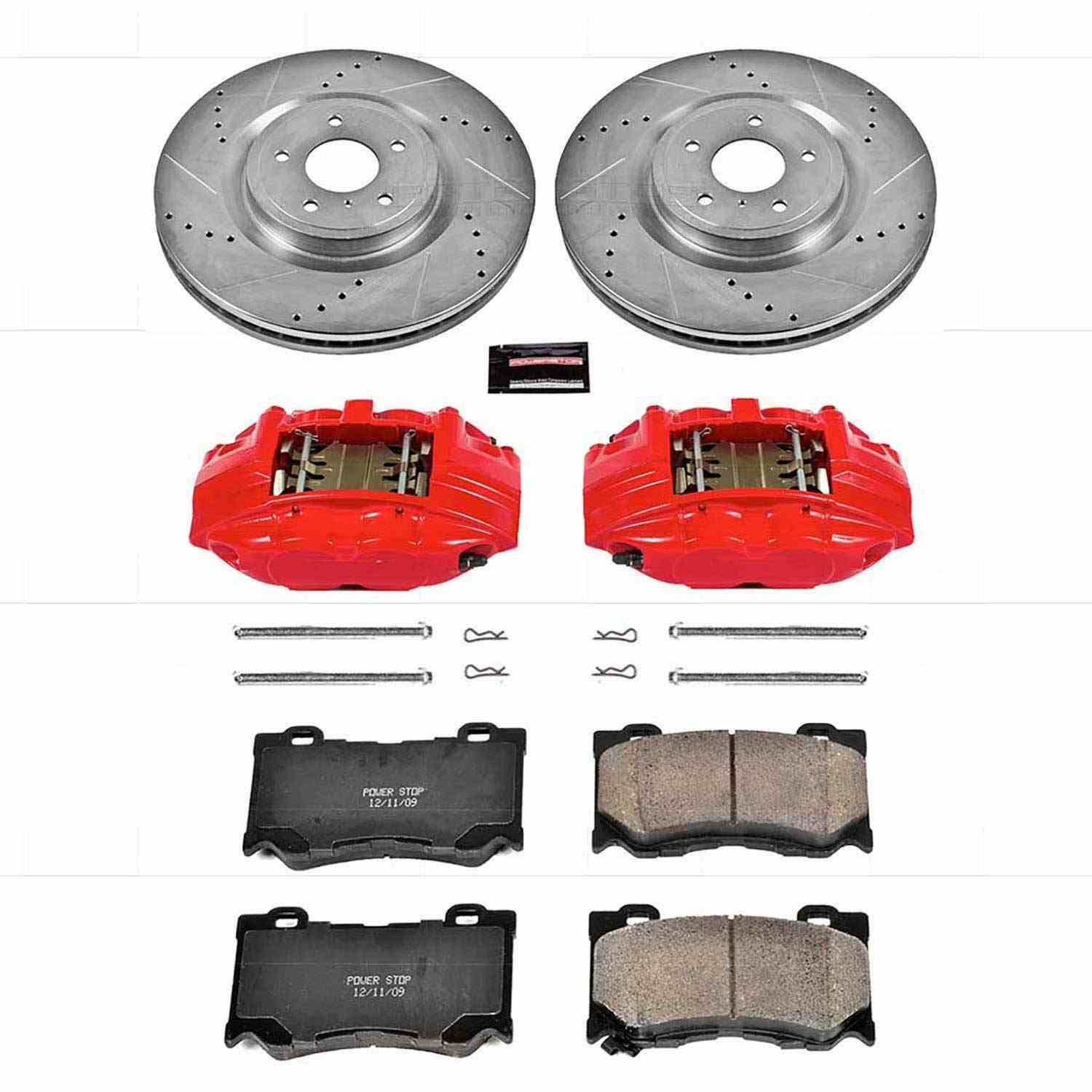 Power Stop 09-13 Infiniti FX50 Front Z23 Evolution Sport Brake Kit w/Calipers