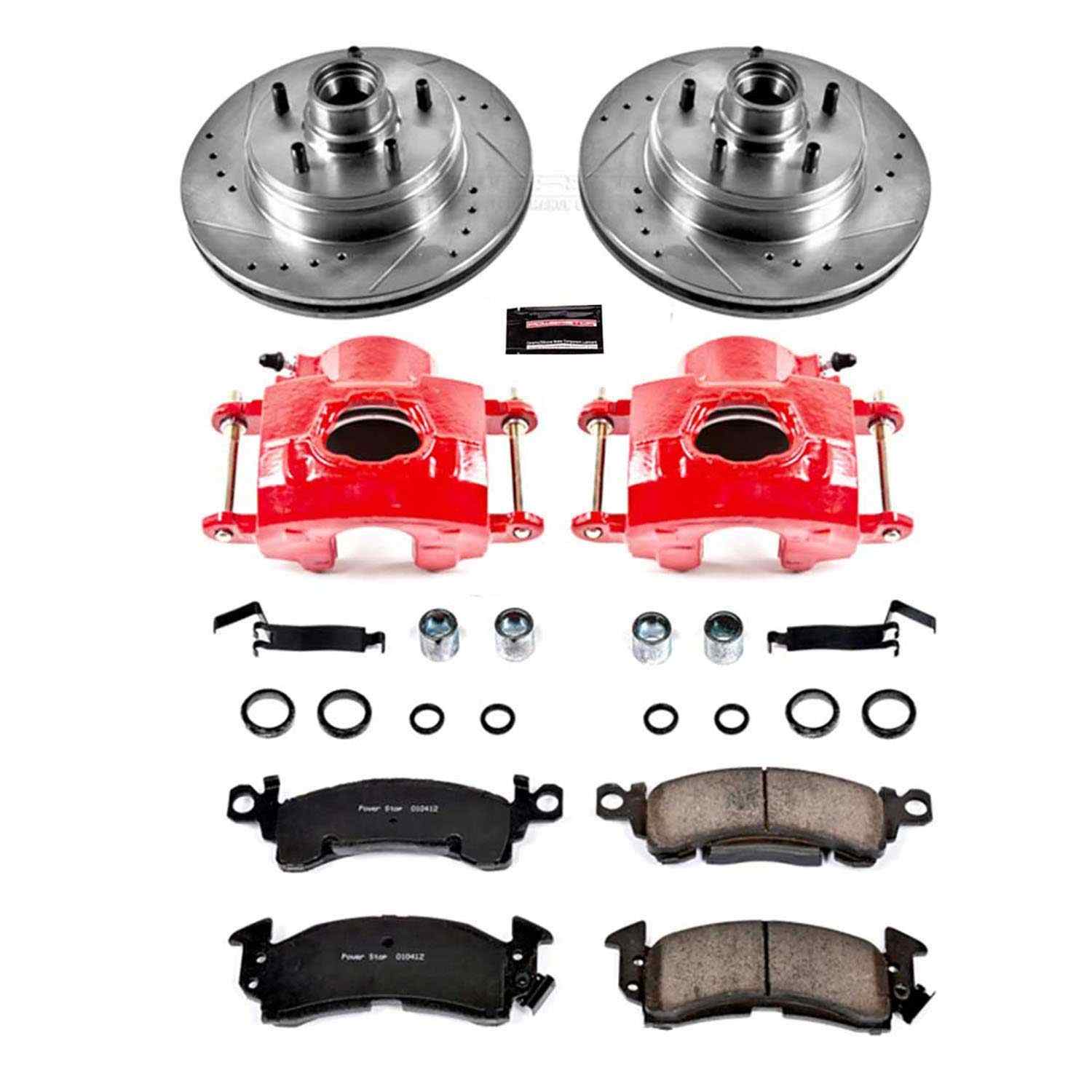 Power Stop 91-96 Buick Roadmaster Front Z23 Evolution Sport Brake Kit w/Calipers
