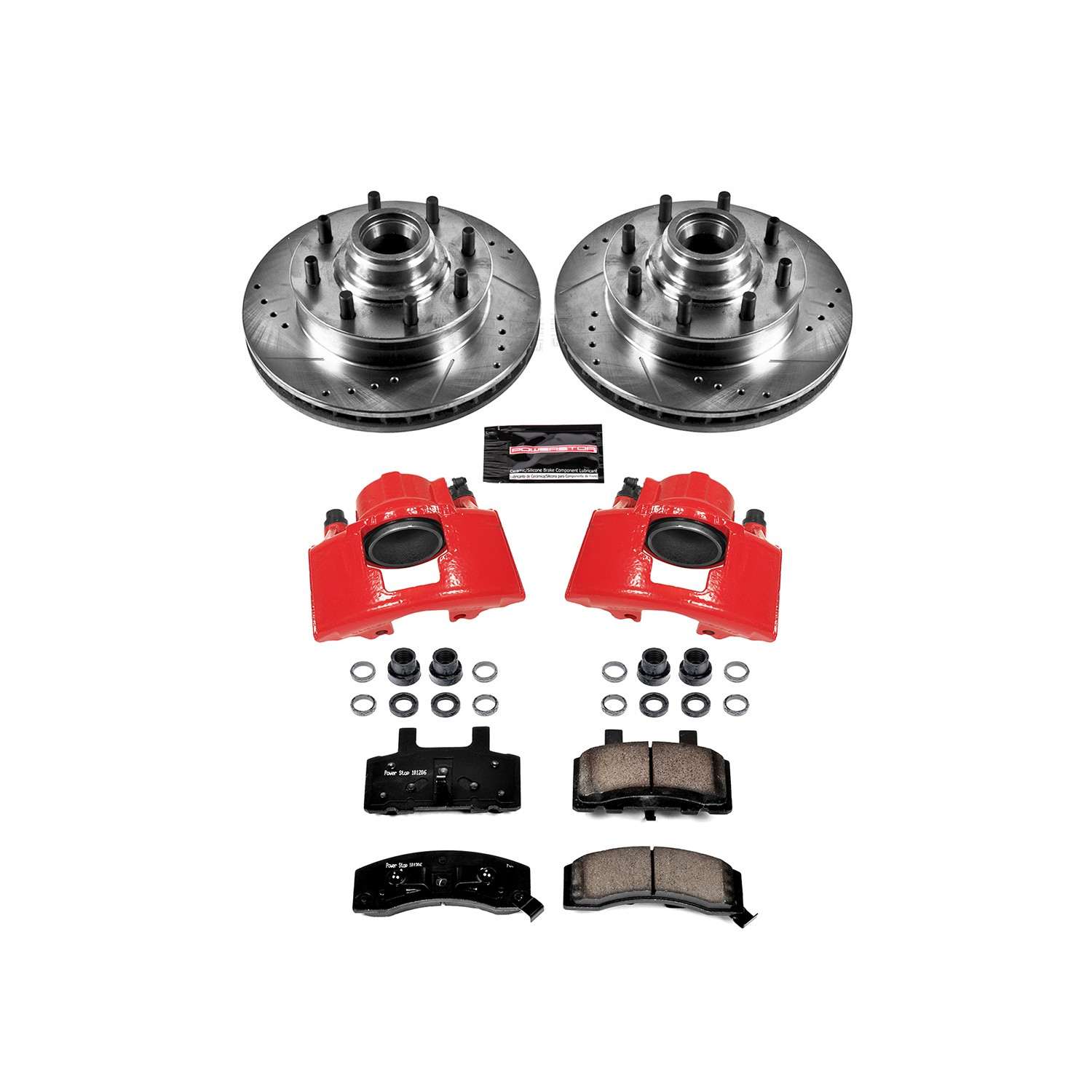 Power Stop 94-99 Chevrolet C1500 Suburban Front Z23 Evolution Kit w/Cals