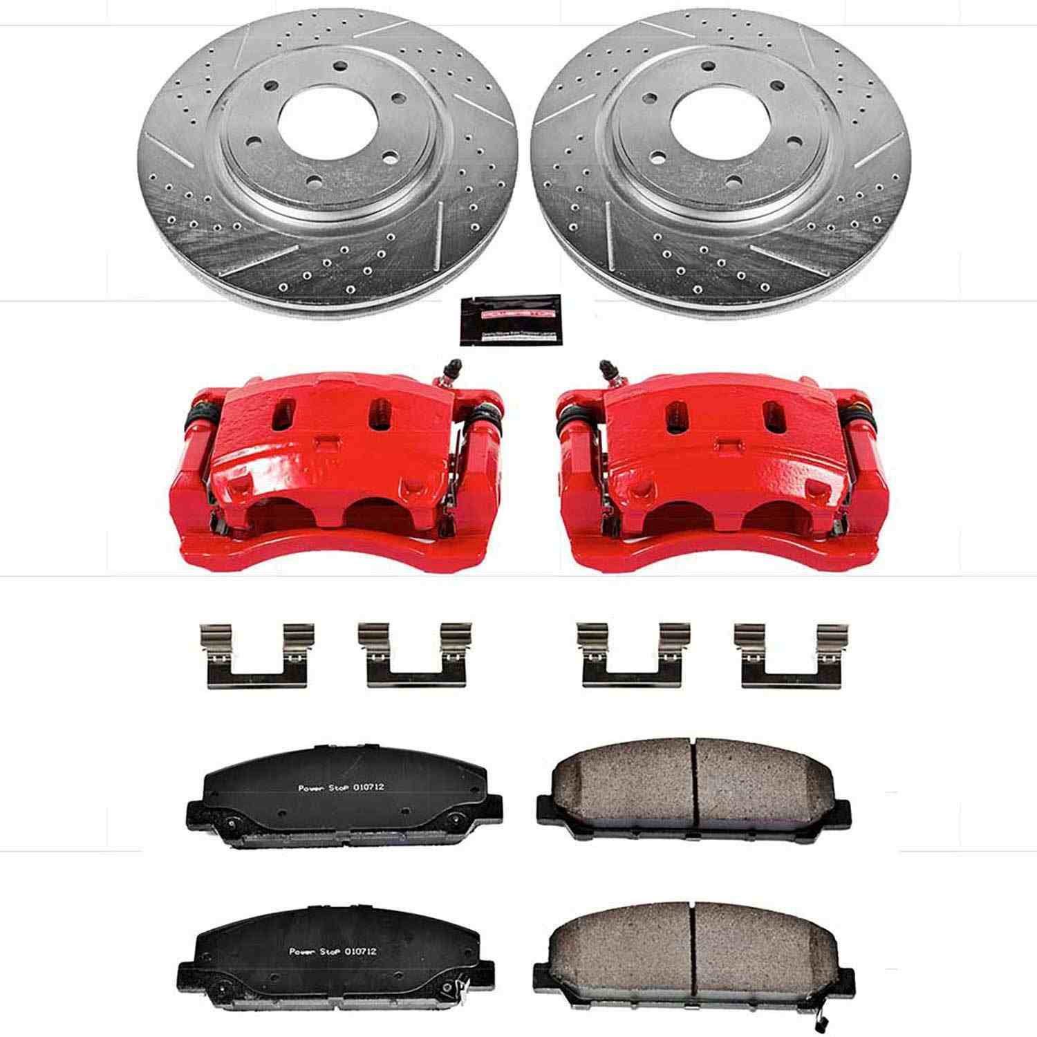 Power Stop 08-10 Infiniti QX56 Front Z23 Evolution Sport Brake Kit w/Calipers