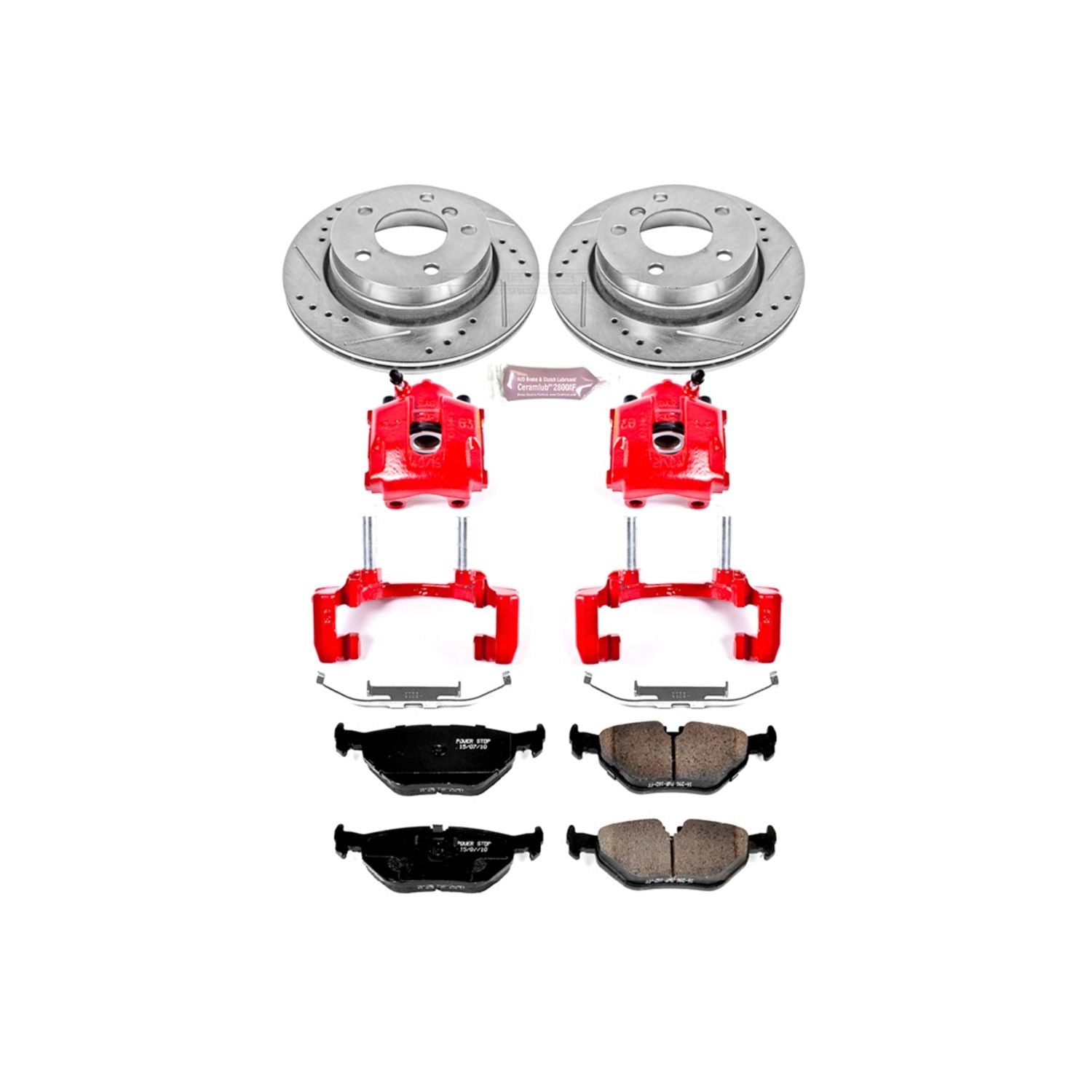 Power Stop 2000 BMW 323Ci Rear Z23 Evolution Sport Brake Kit w/Calipers