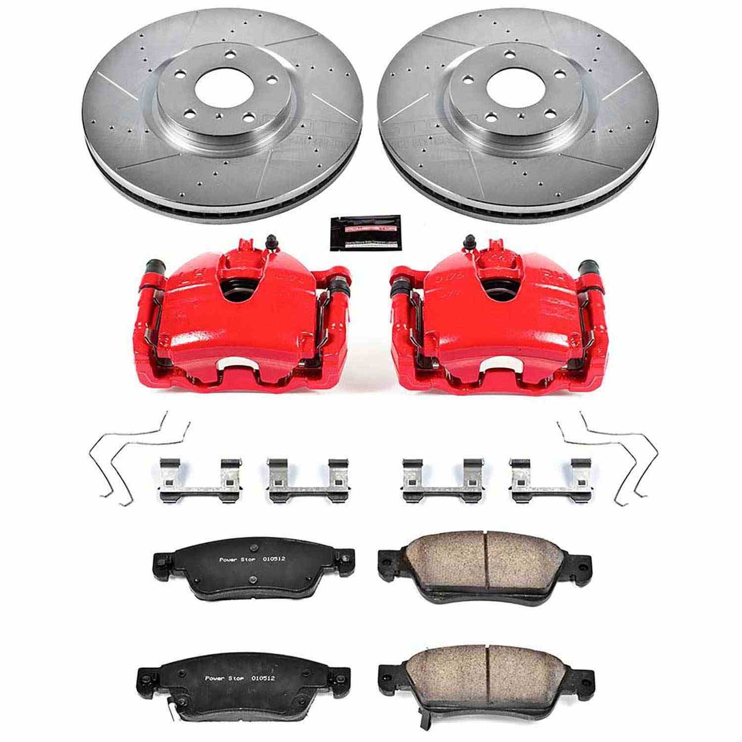 Power Stop 07-08 Infiniti G35 Front Z23 Evolution Sport Brake Kit w/Calipers