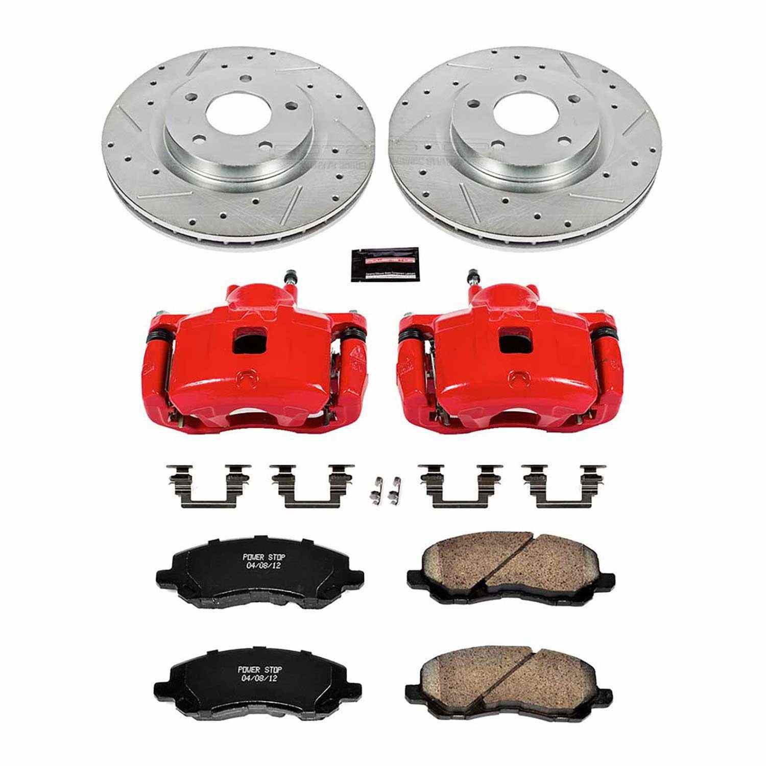 Power Stop 11-14 Chrysler 200 Front Z23 Evolution Sport Brake Kit w/Calipers
