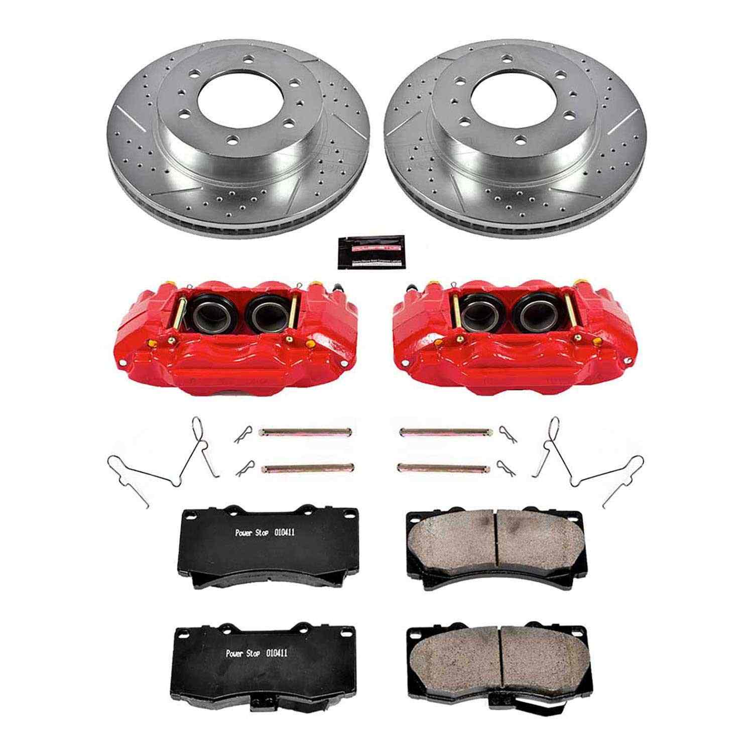 Power Stop 06-10 Hummer H3 Front Z23 Evolution Sport Brake Kit w/Calipers