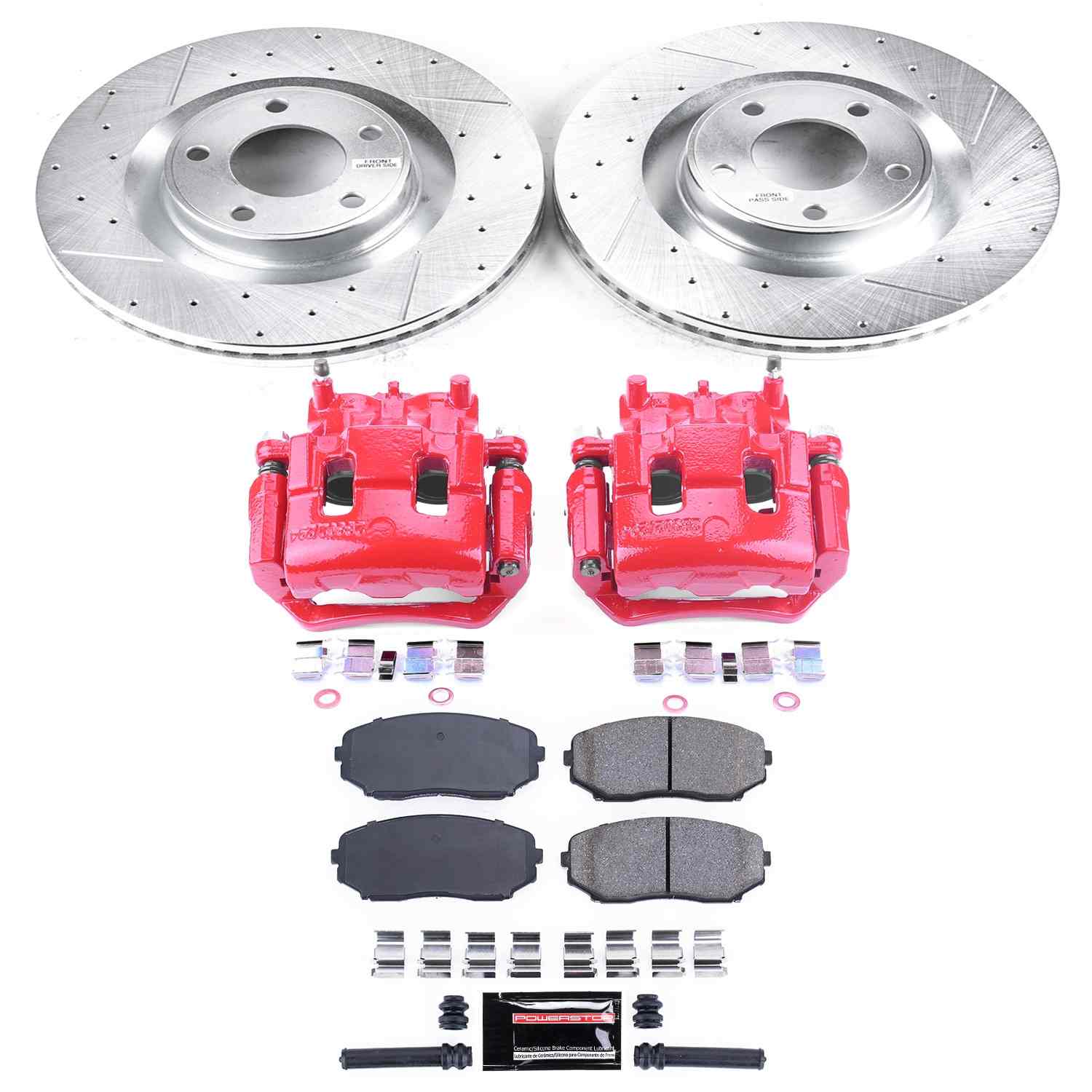Power Stop 07-15 Ford Edge Front Z23 Evolution Sport Brake Kit w/Calipers