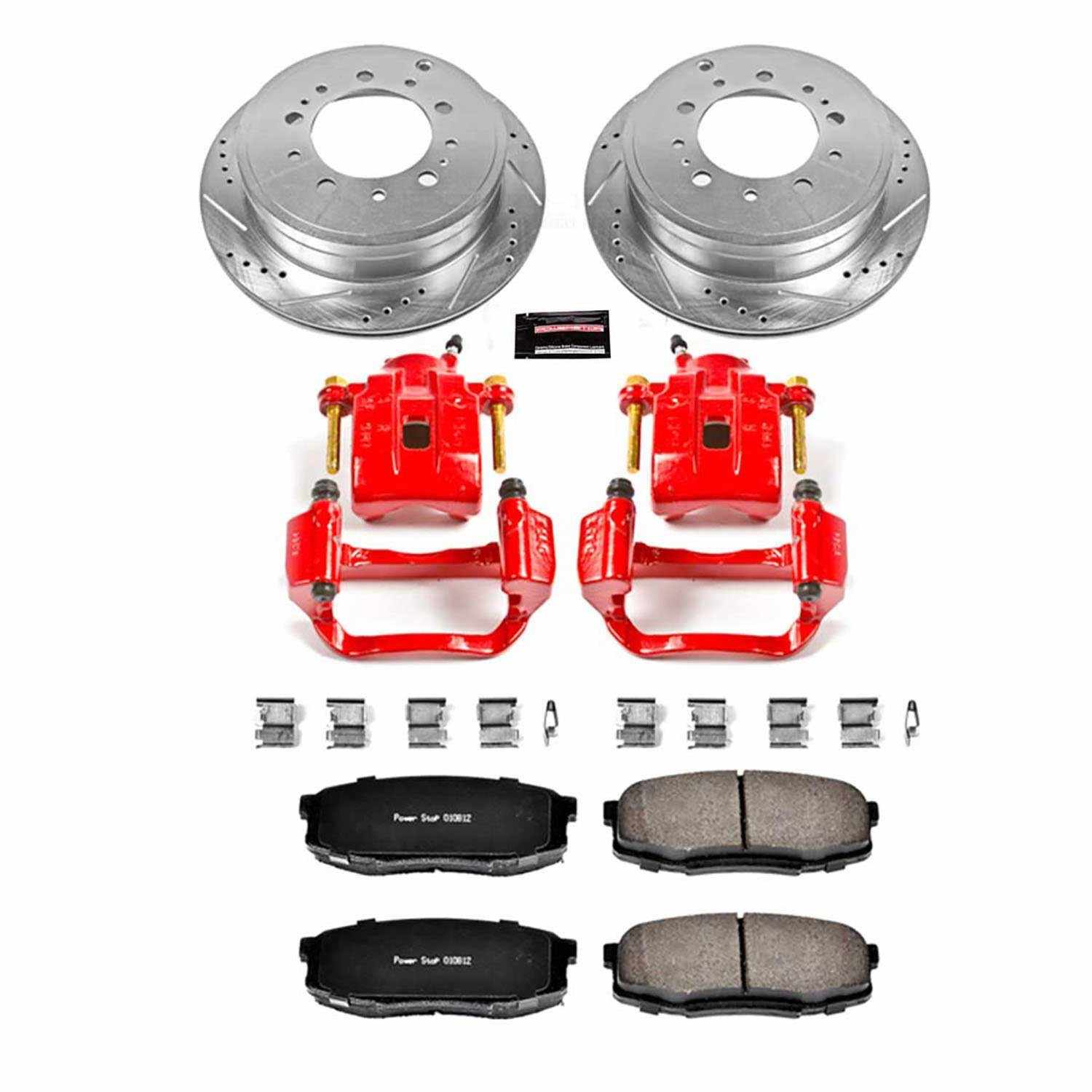 Power Stop 08-19 Toyota Sequoia Rear Z23 Evolution Sport Brake Kit w/Calipers