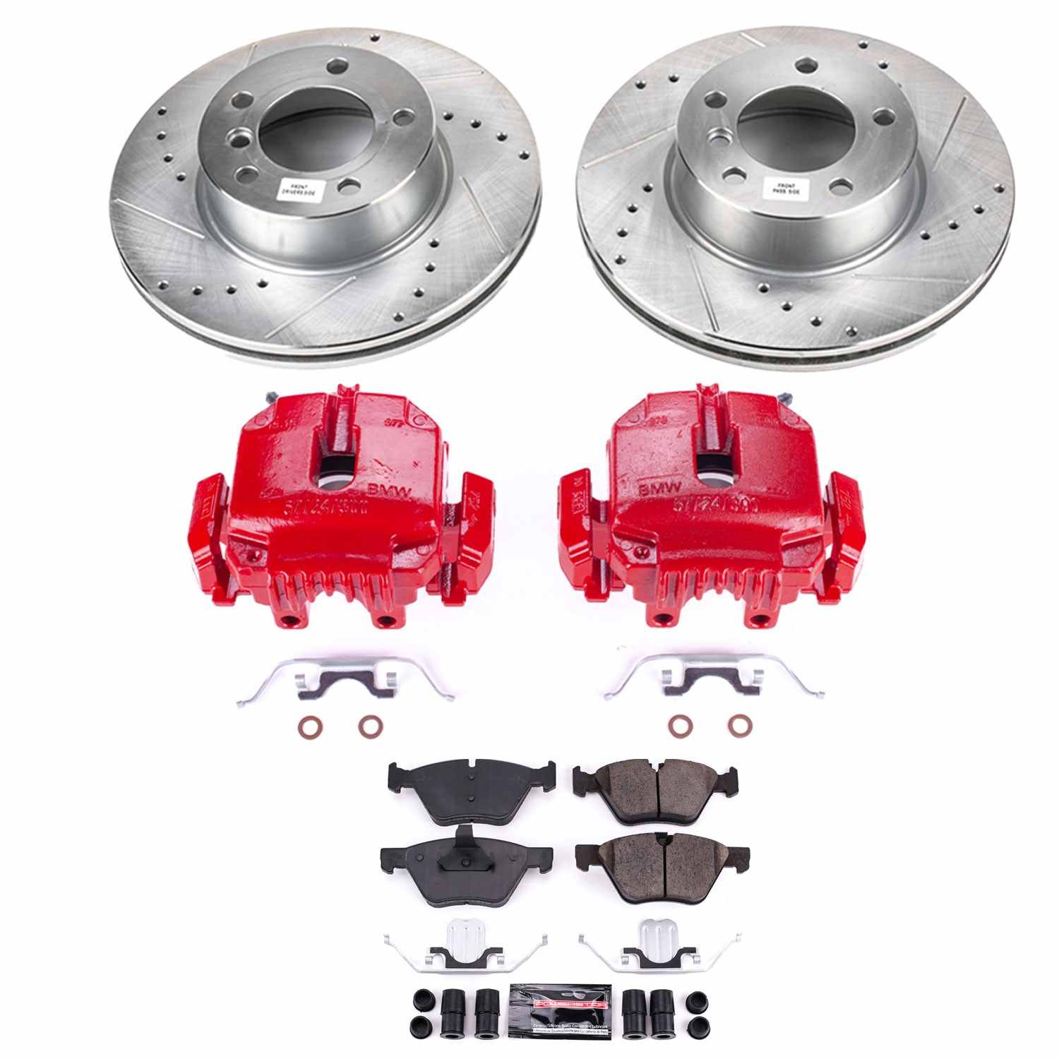 Power Stop 2006 BMW 325i Front Z23 Evolution Sport Brake Kit w/Calipers