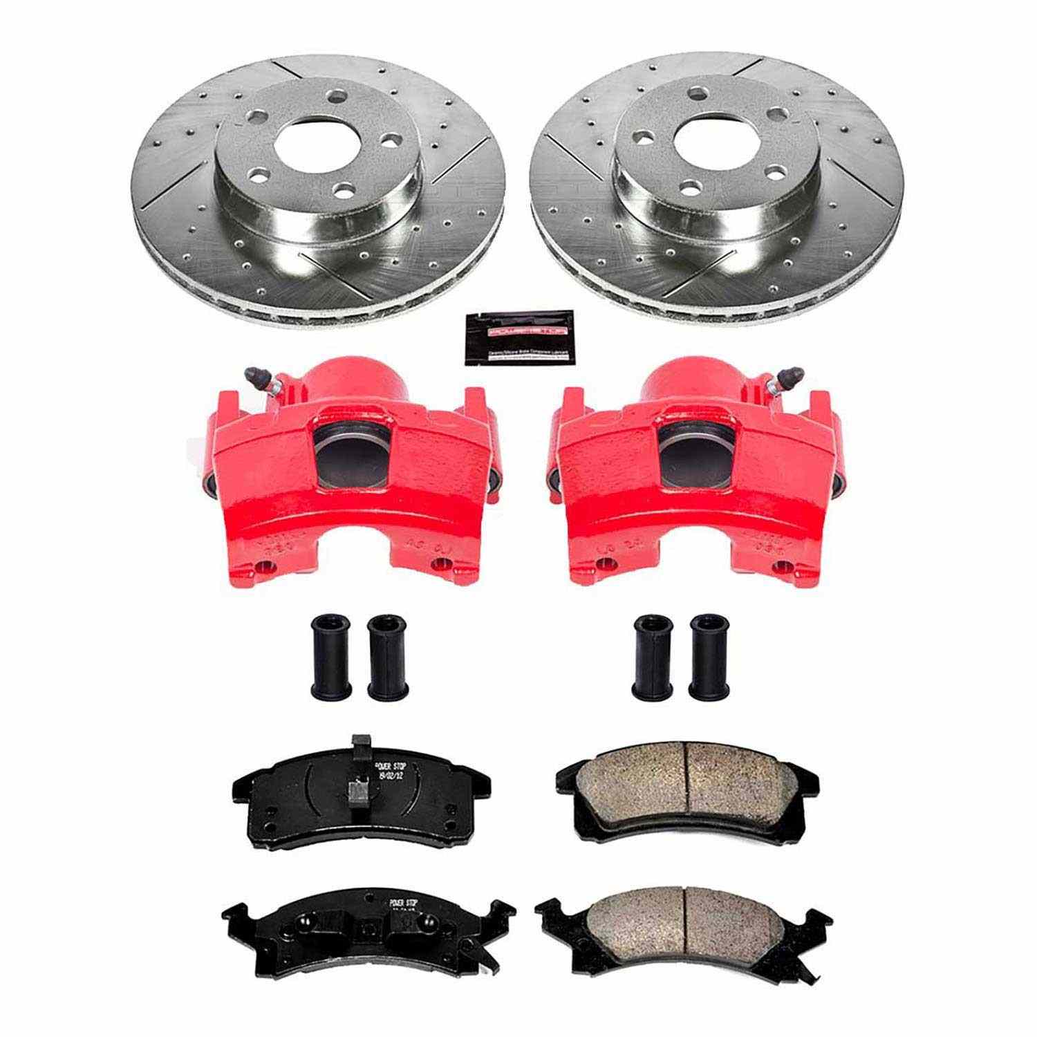 Power Stop 90-98 Buick Skylark Front Z23 Evolution Sport Brake Kit w/Calipers
