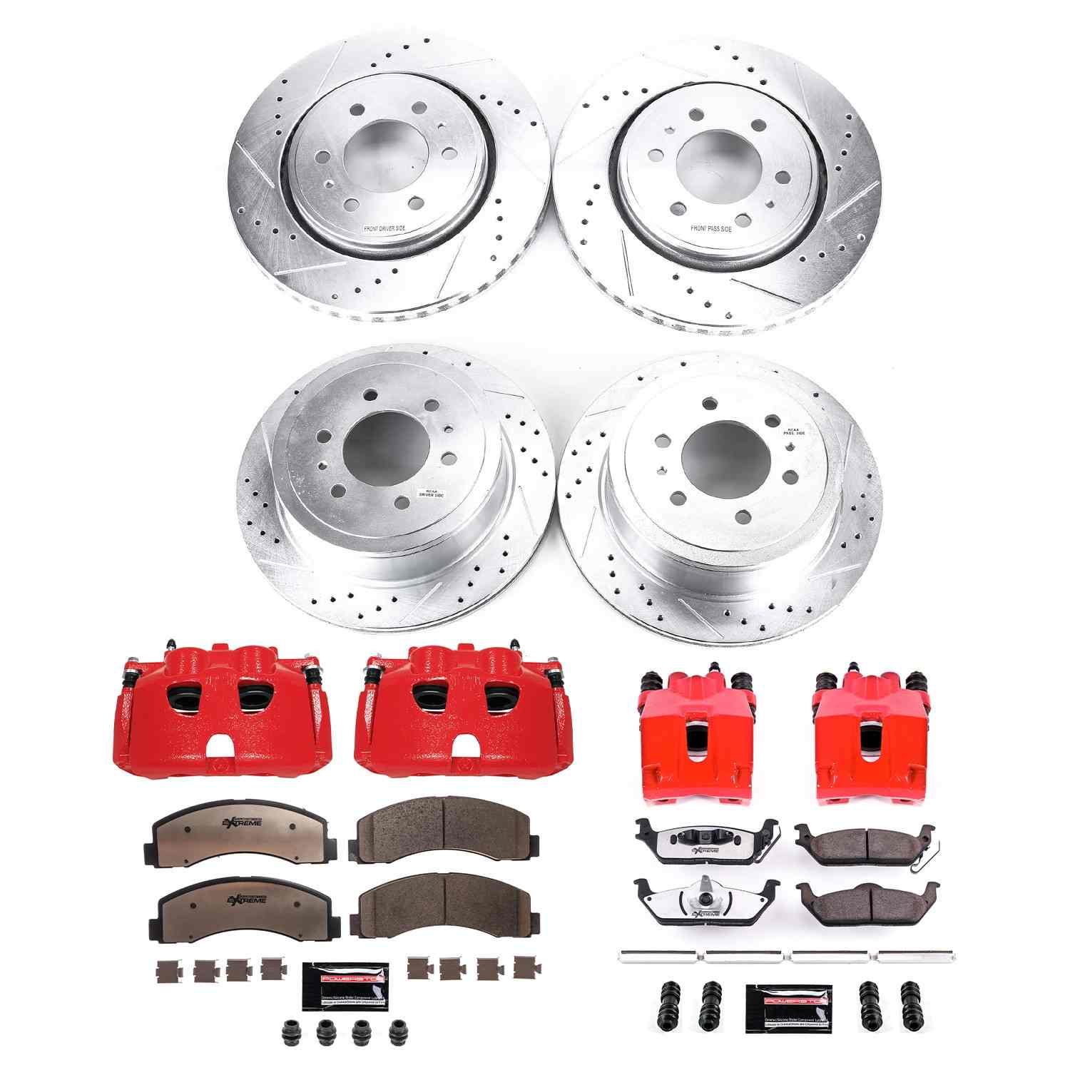 Power Stop 10-11 Ford F-150 Front and Rear Z36 Truck & Tow Kit w/Cals