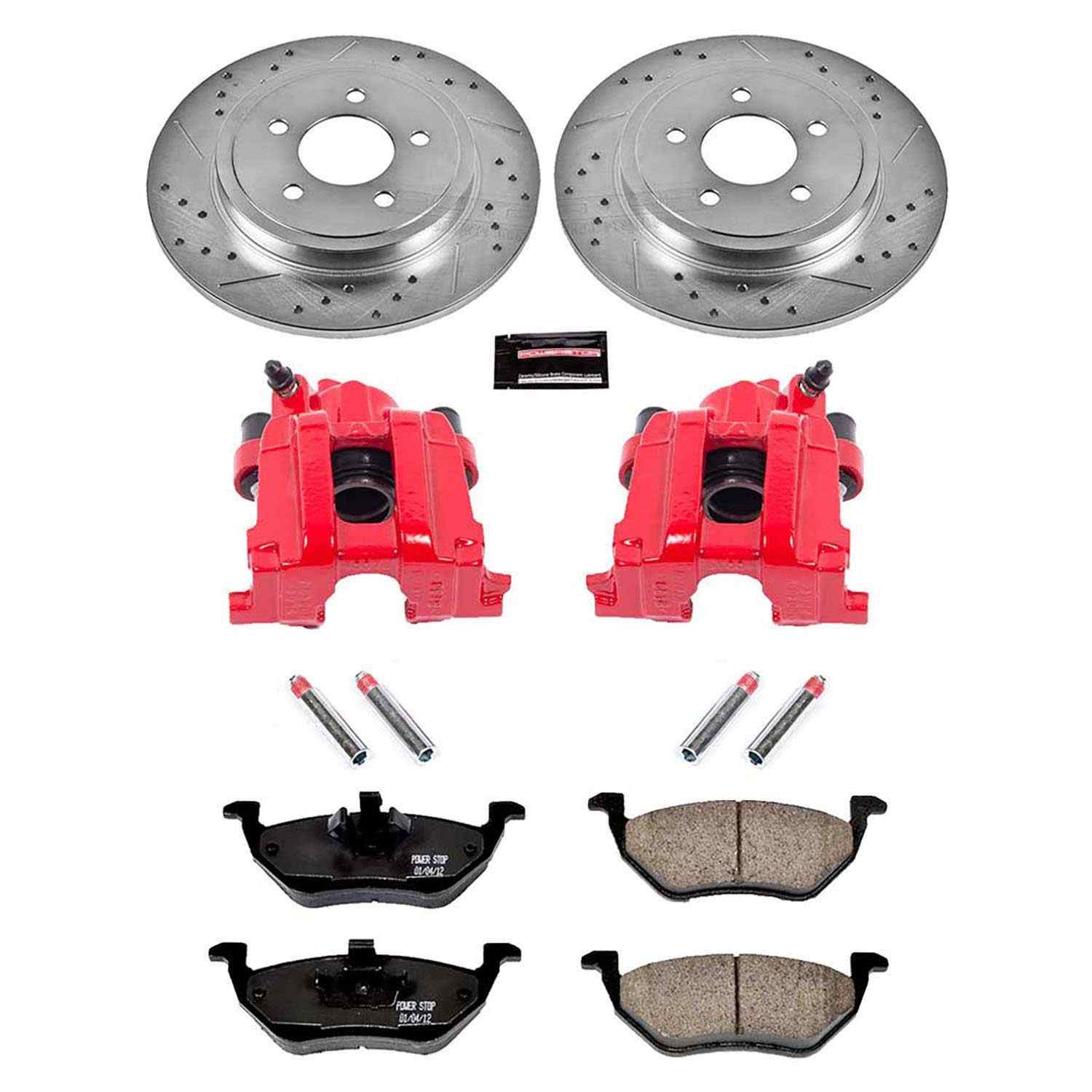 Power Stop 05-08 Ford Escape Rear Z23 Evolution Sport Brake Kit w/Calipers