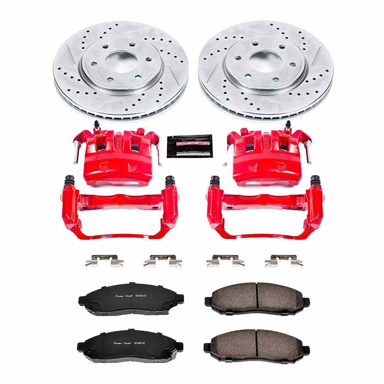 Power Stop 05-18 Nissan Frontier Front Z23 Evolution Sport Brake Kit w/Calipers