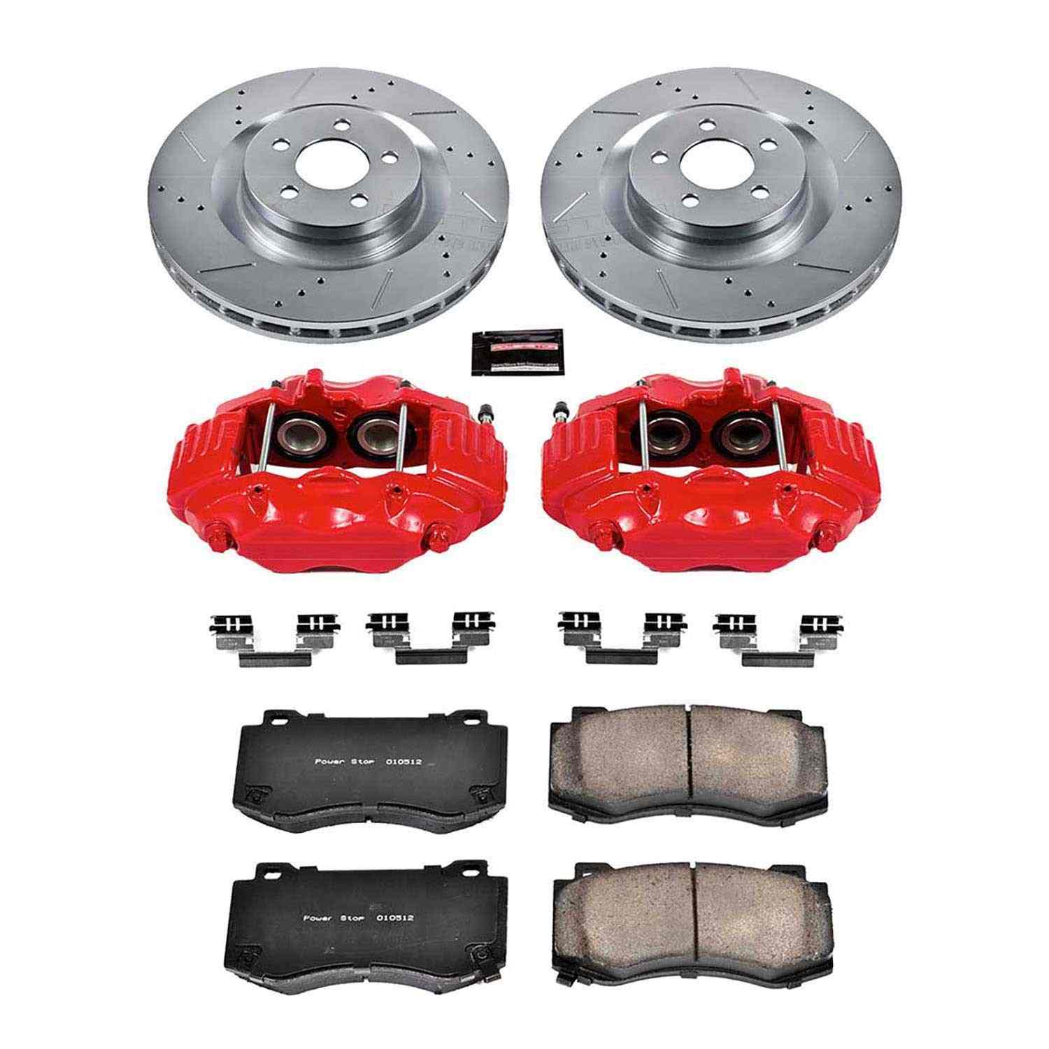Power Stop 05-10 Chrysler 300 Front Z23 Evolution Sport Brake Kit w/Calipers