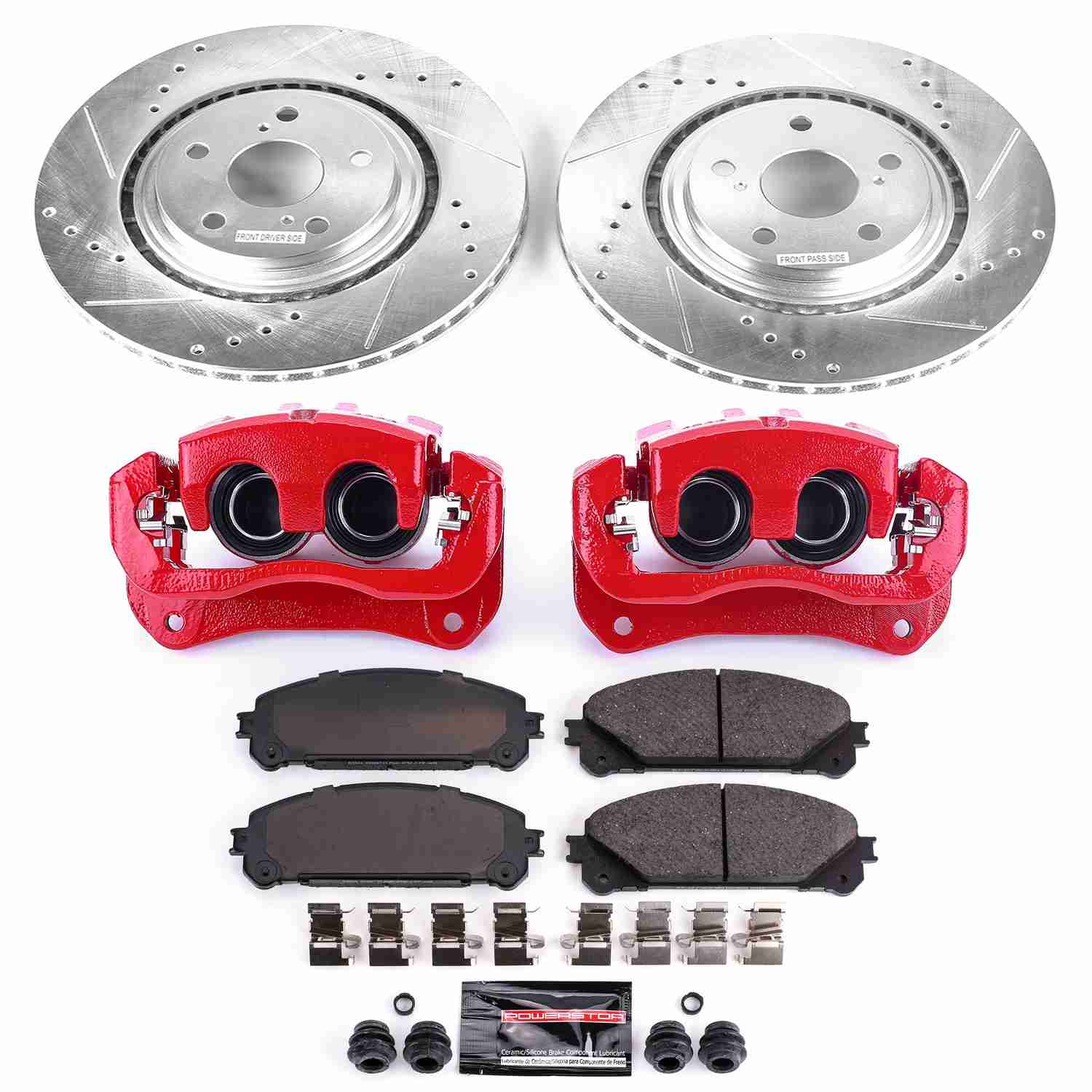 Power Stop 15-17 Lexus NX200t Front Z23 Evolution Sport Brake Kit w/Calipers