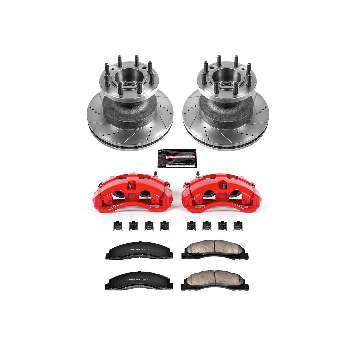 Power Stop 08-19 Ford E-350 Super Duty Front Z23 Evolution Kit w/Cals