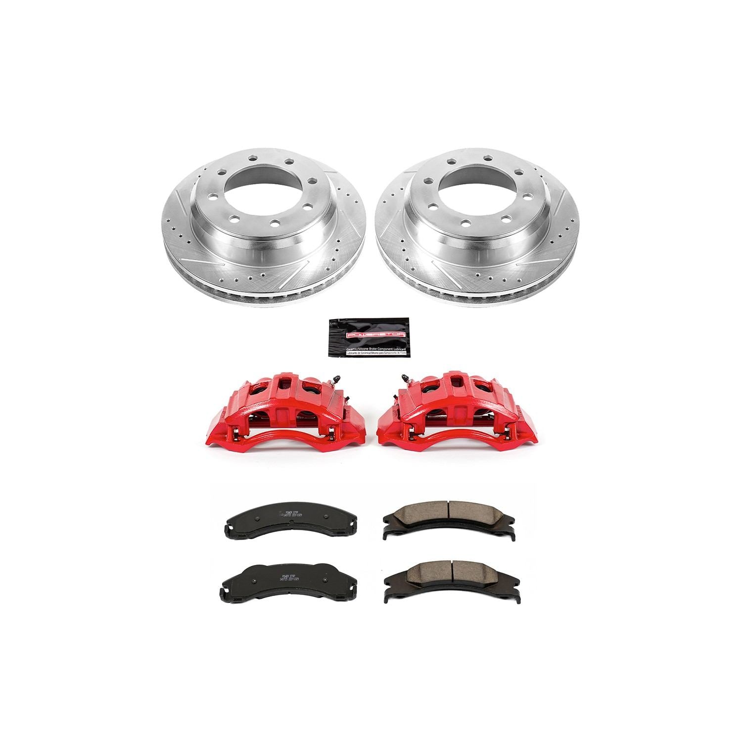 Power Stop 08-14 Ford E-150 Rear Z23 Evolution Sport Brake Kit w/Calipers