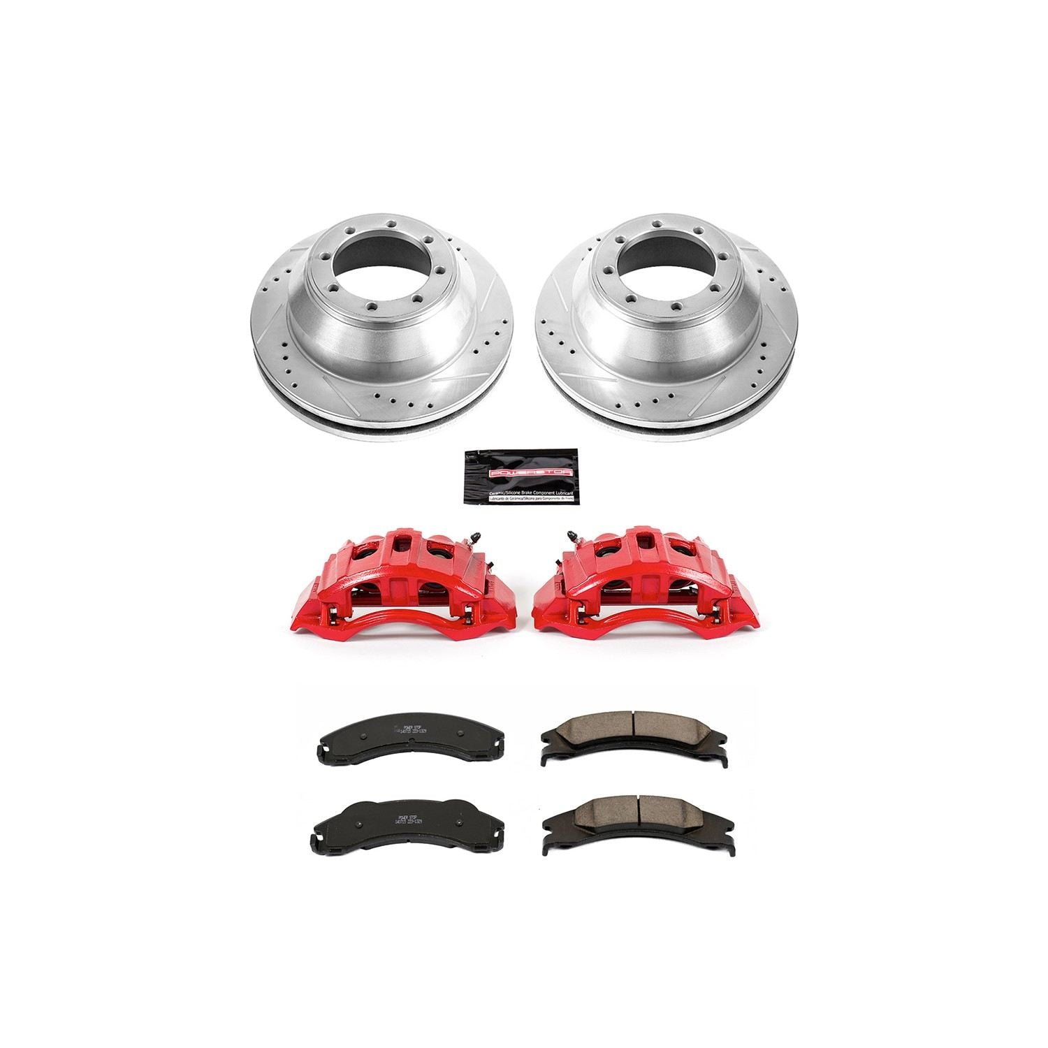 Power Stop 08-19 Ford E-350 Super Duty Rear Z23 Evolution Kit w/Cals