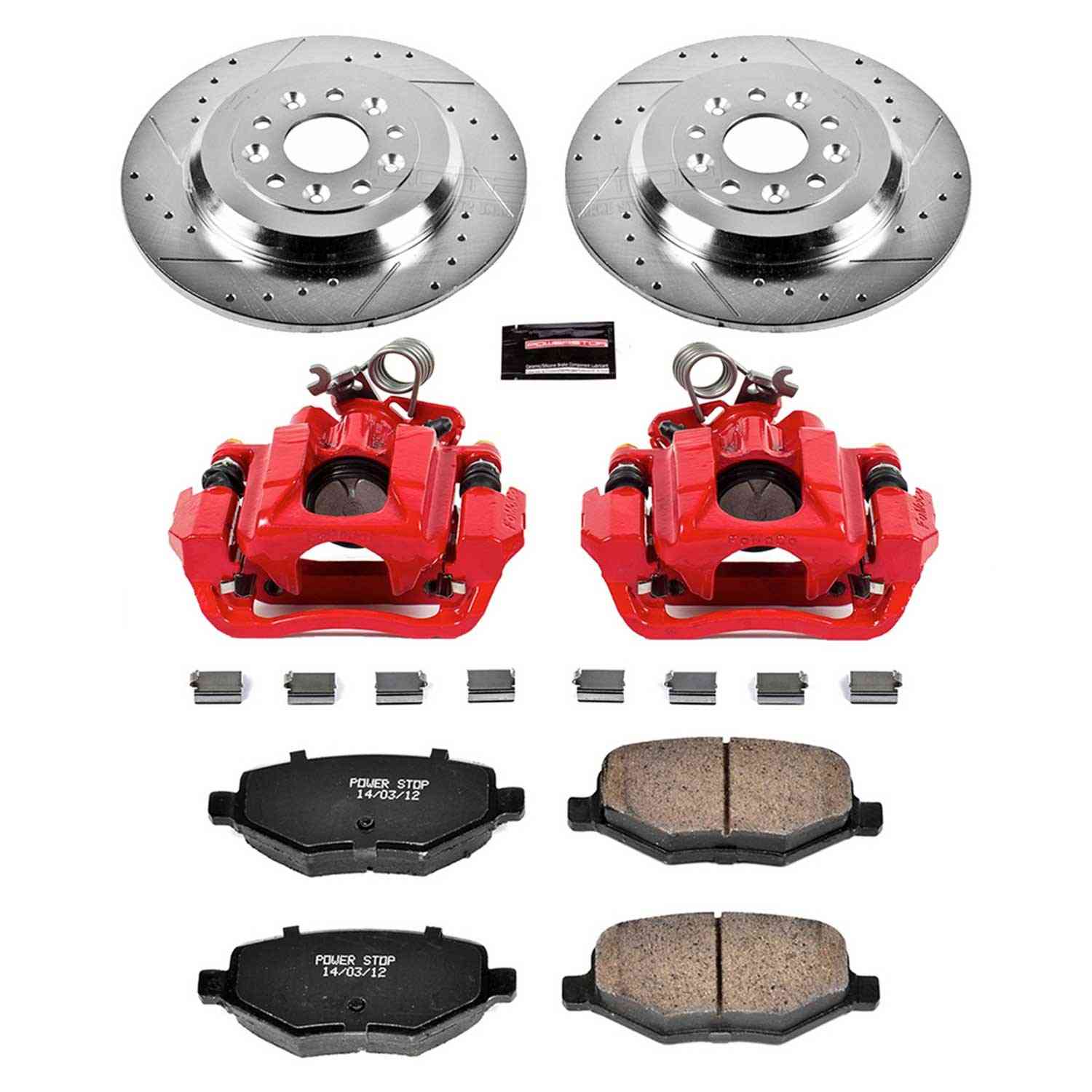Power Stop 11-19 Ford Explorer Rear Z23 Evolution Sport Brake Kit w/Calipers