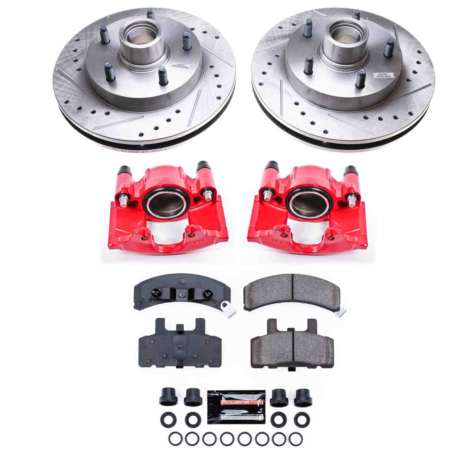 Power Stop 94-99 Dodge Ram 1500 Front Z23 Evolution Sport Brake Kit w/Calipers