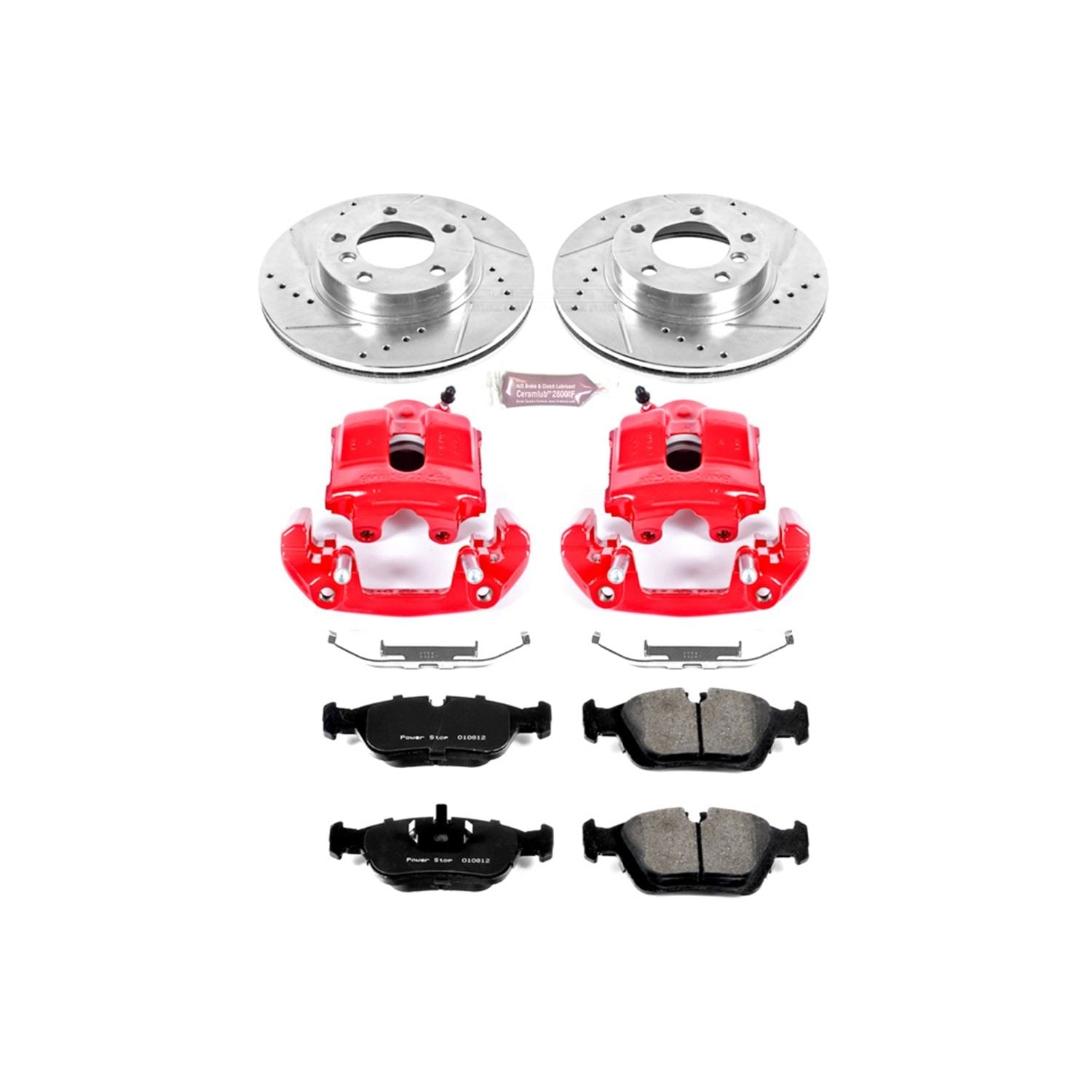 Power Stop 2000 BMW 323Ci Front Z23 Evolution Sport Brake Kit w/Calipers