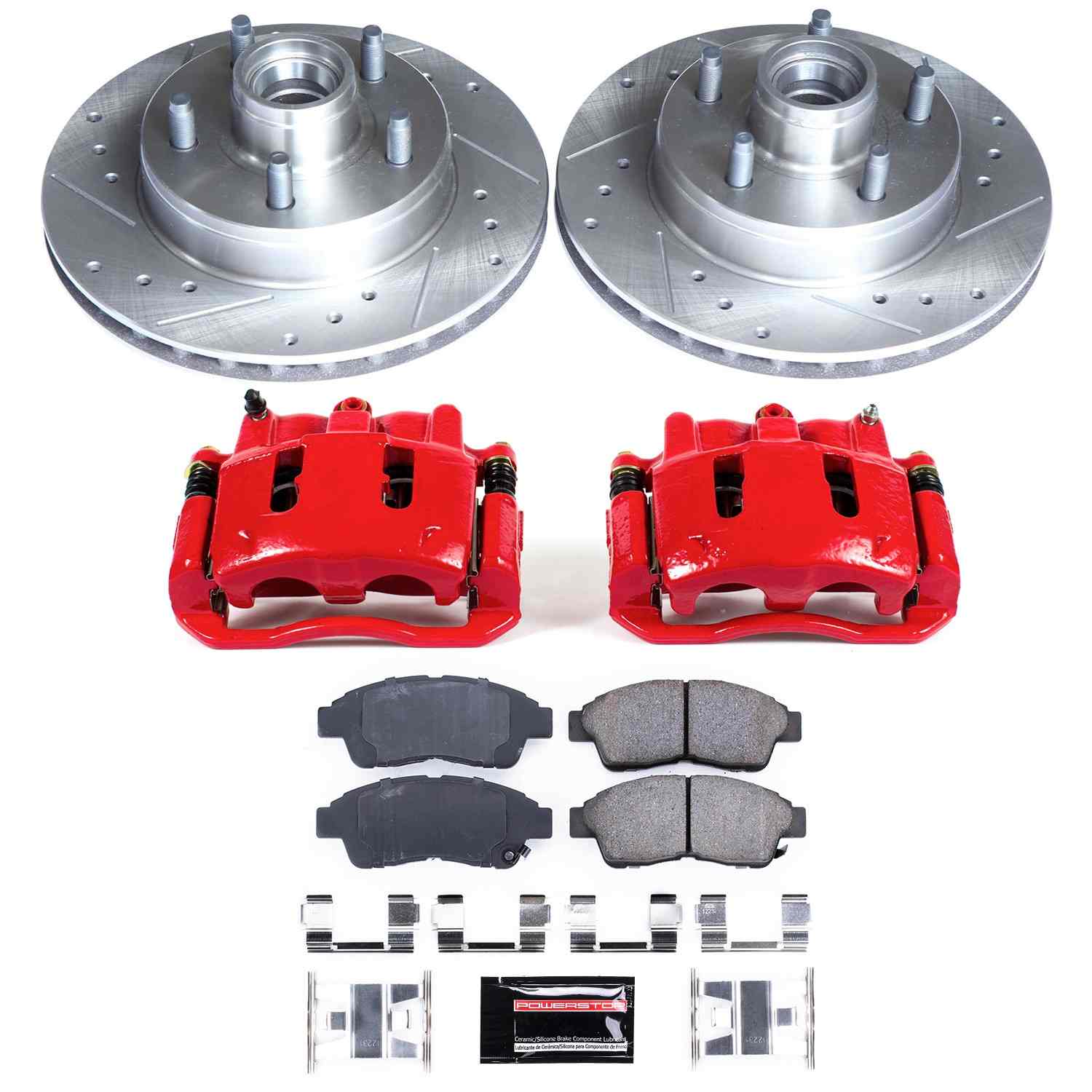 Power Stop 95-97 Ford Ranger Front Z23 Evolution Sport Brake Kit w/Calipers