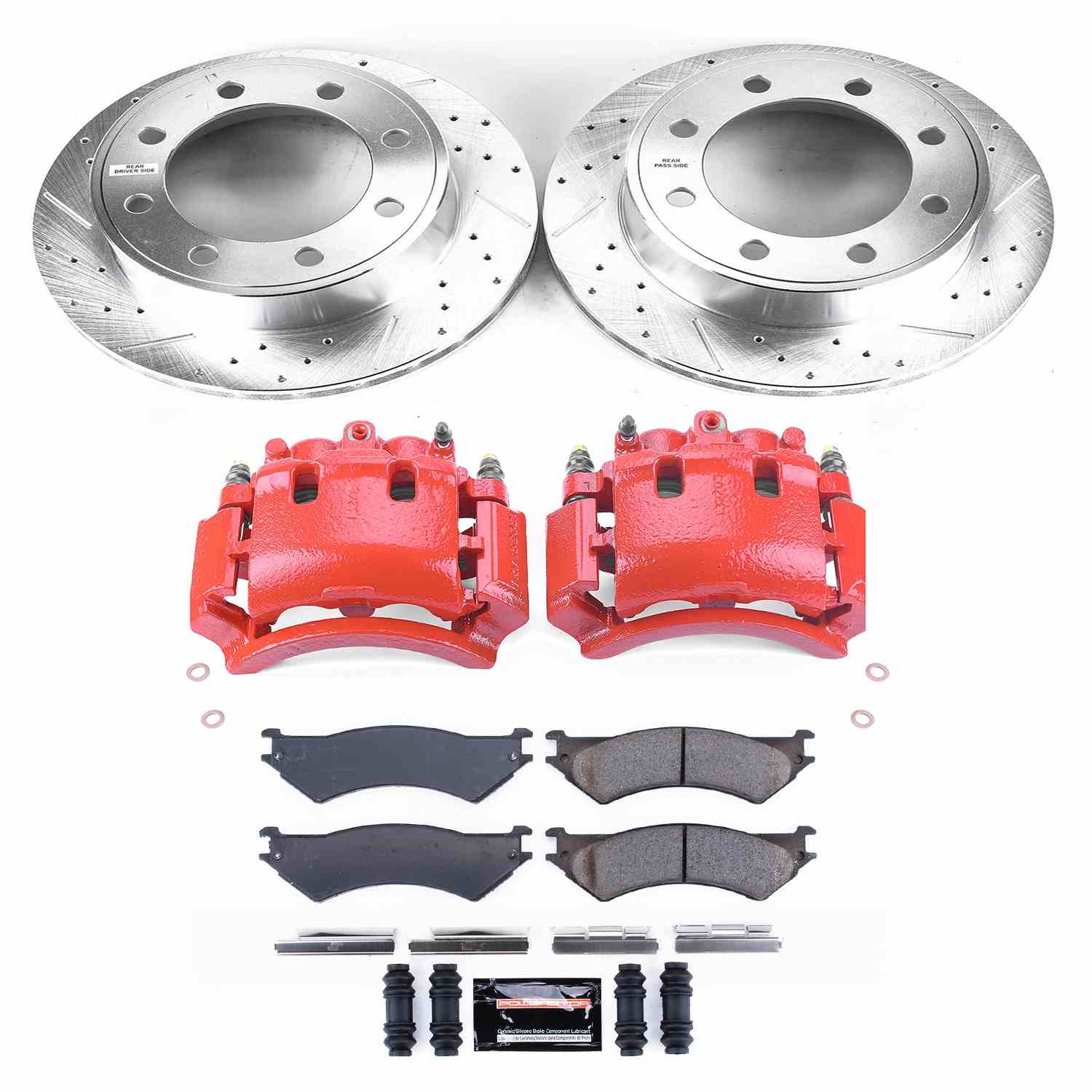 Power Stop 2007 Ford E-150 Rear Z23 Evolution Sport Brake Kit w/Calipers
