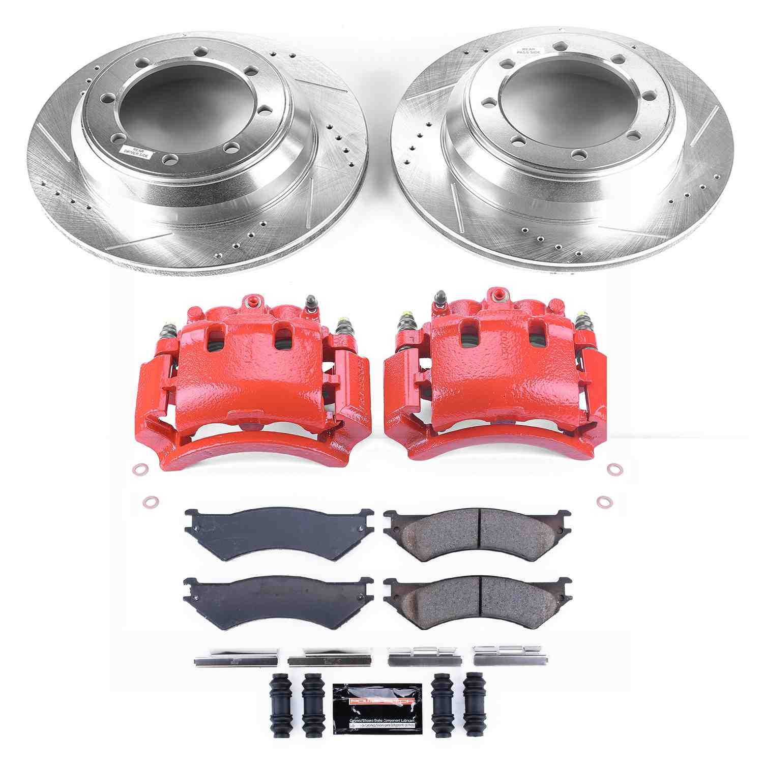Power Stop 03-05 Ford E-350 Club Wagon Rear Z23 Evolution Sport Brake Kit w/Calipers