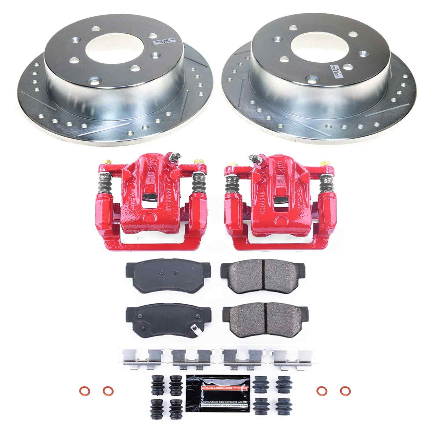 Power Stop 01-06 Kia Optima Rear Z23 Evolution Kit w/Calipers
