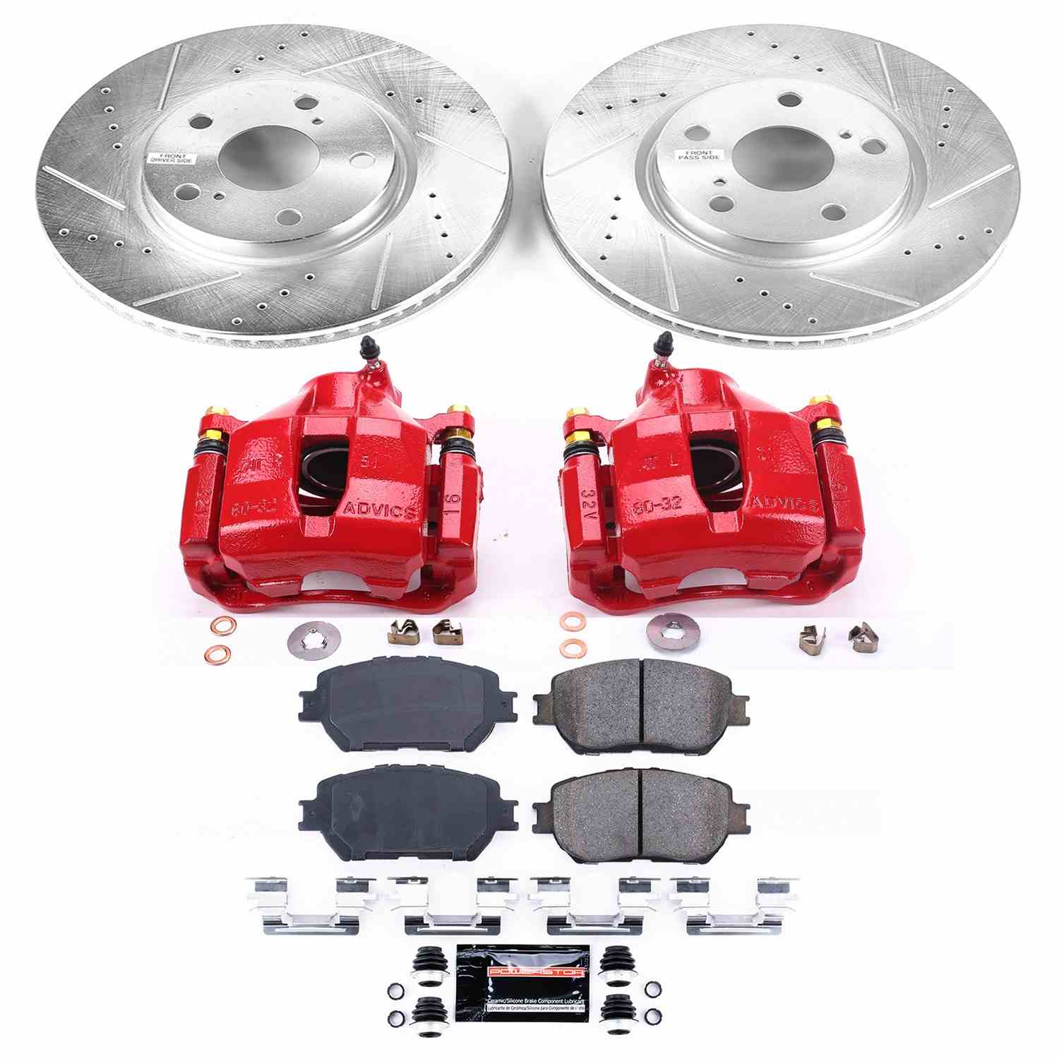 Power Stop 2006 Lexus GS300 Front Z23 Evolution Sport Brake Kit w/Calipers