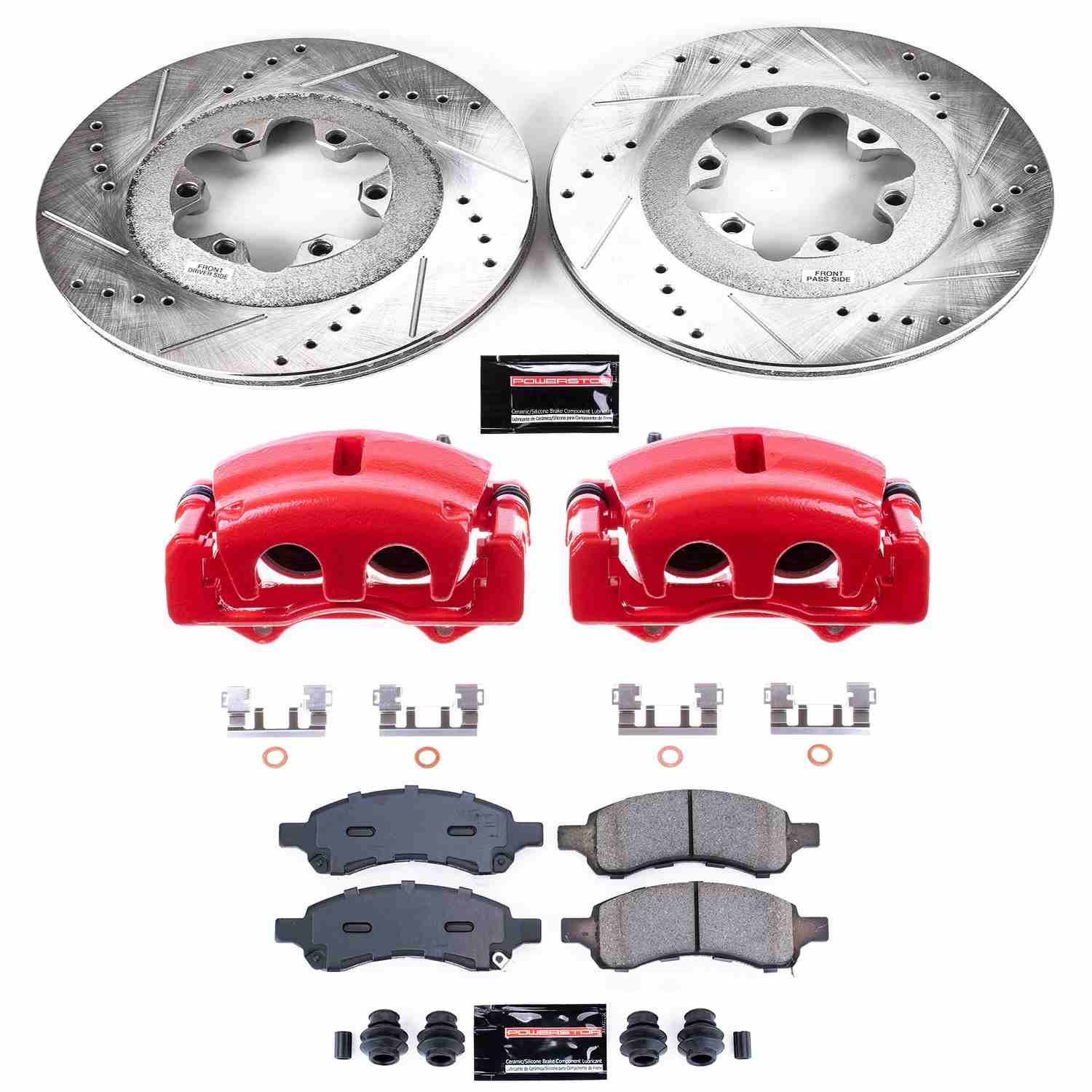 Power Stop 09-12 Chevrolet Colorado Front Z23 Evolution Sport Brake Kit w/Calipers