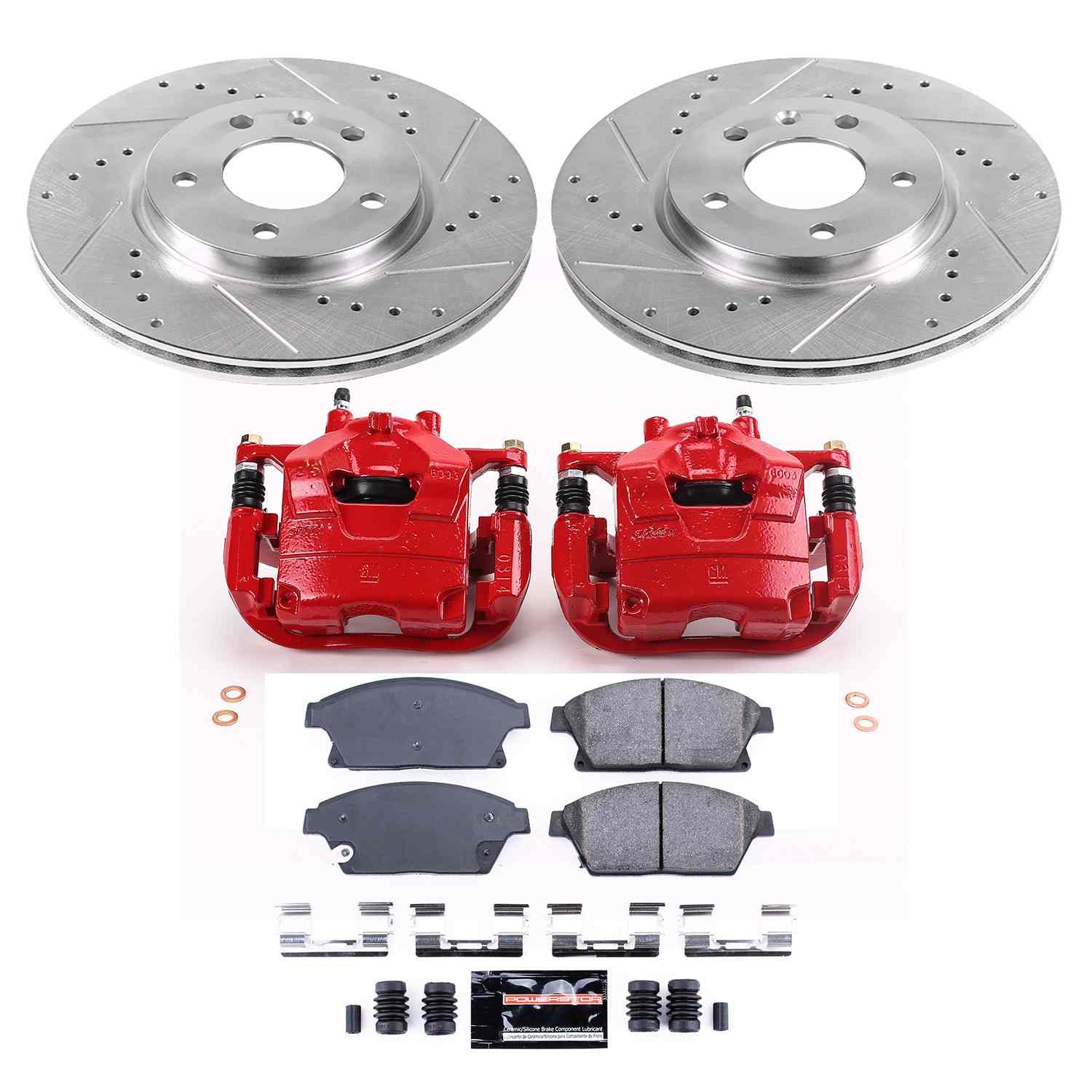 Power Stop 12-17 Buick Verano Front Z23 Evolution Sport Brake Kit w/Calipers
