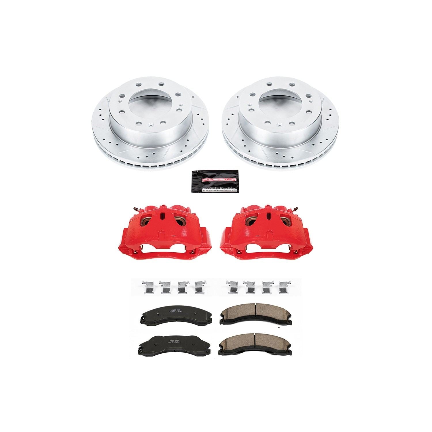 Power Stop 2011 Chevrolet Silverado 2500 HD Front Z23 Evolution Kit w/Cals