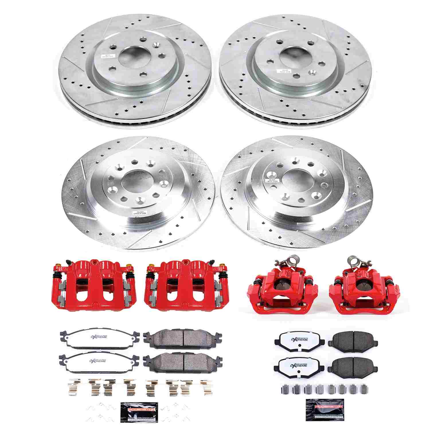 Power Stop 11-19 Ford Explorer Front & Rear Z36 Truck & Tow Kit w/Calipers