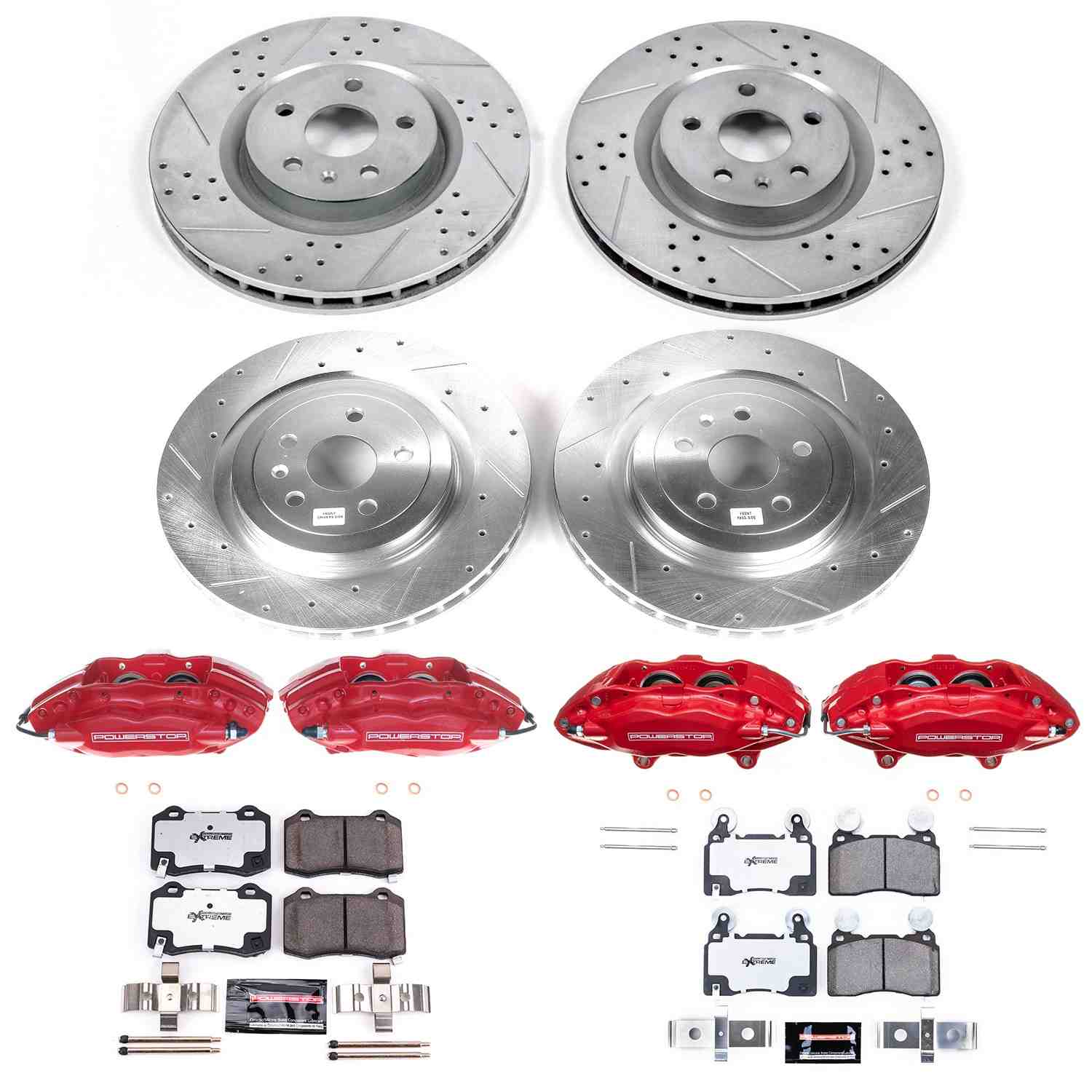 Power Stop 10-15 Chevrolet Camaro Front and Rear Z26 Street Kit w/Cals
