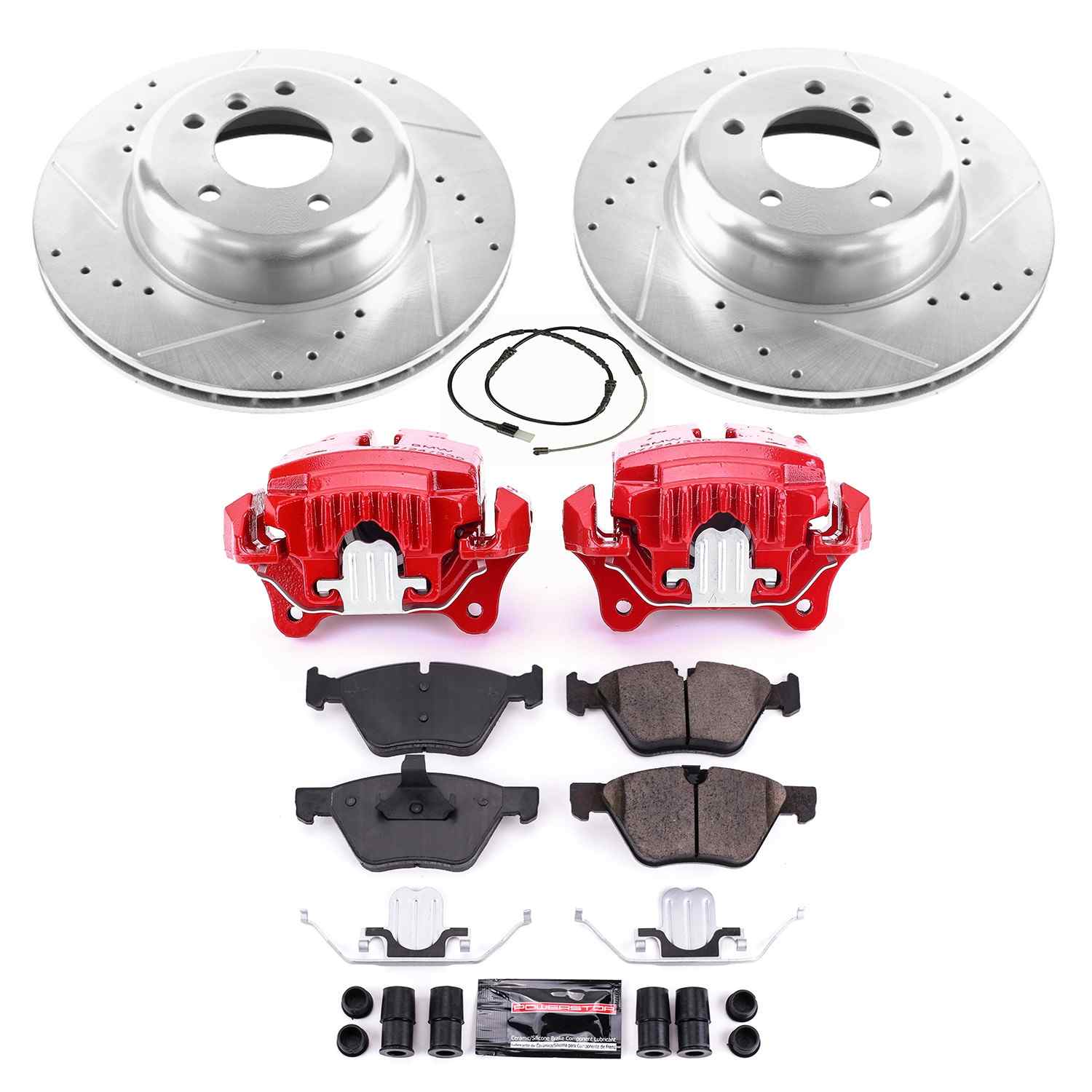 Power Stop 09-16 BMW Z4 Front Z23 Evolution Sport Brake Kit w/Calipers