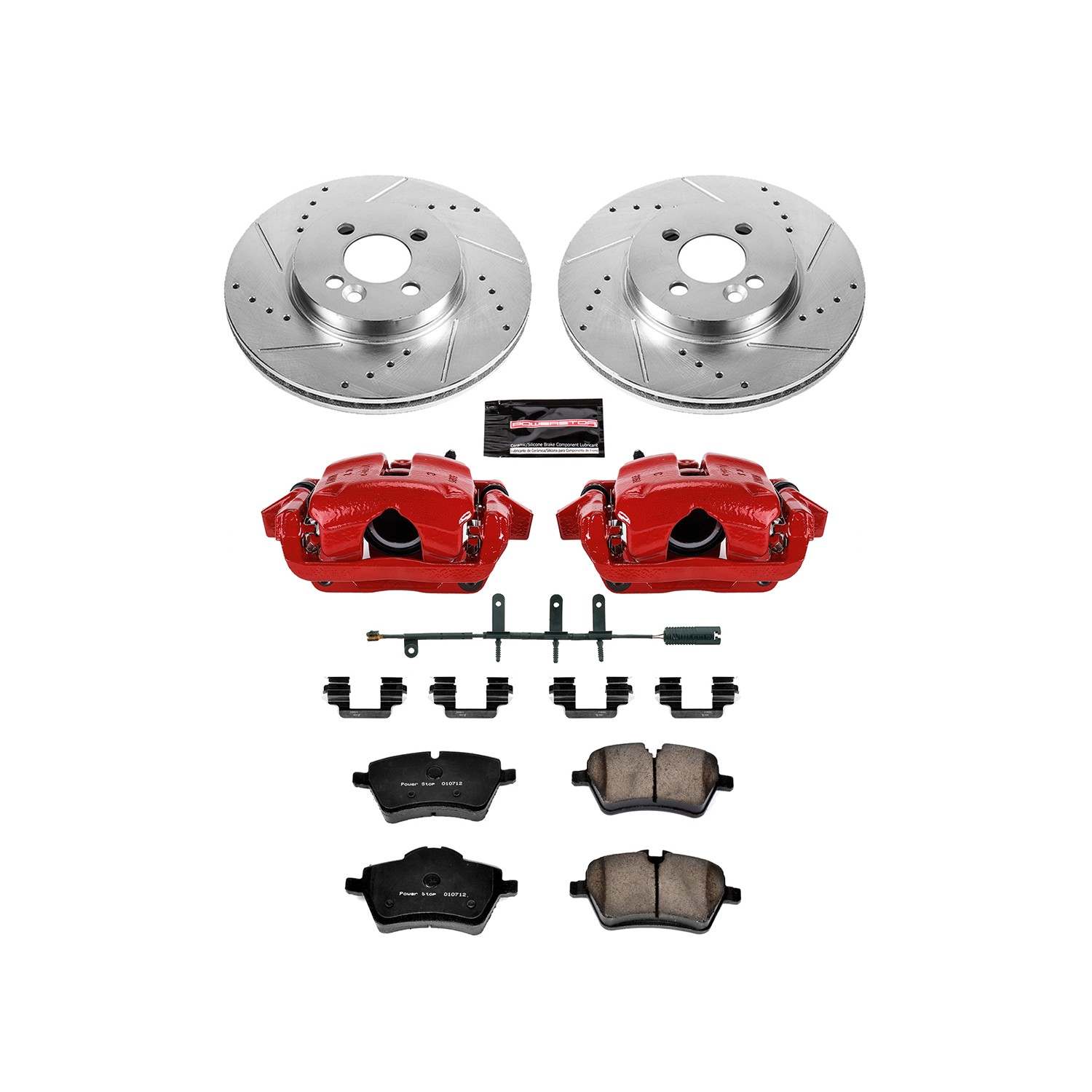 Power Stop 2007 Mini Cooper Front Z23 Evolution Sport Brake Kit w/Calipers
