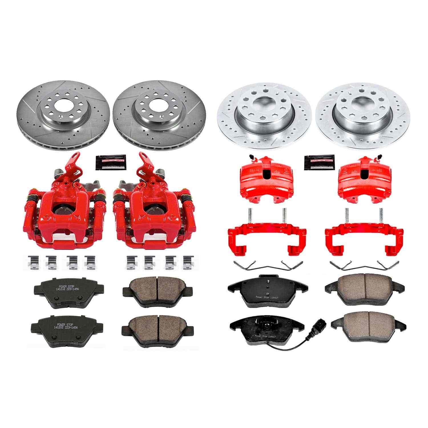 Power Stop 2012 Volkswagen Beetle Front & Rear Z23 Evolution Sport Brake Kit w/Calipers