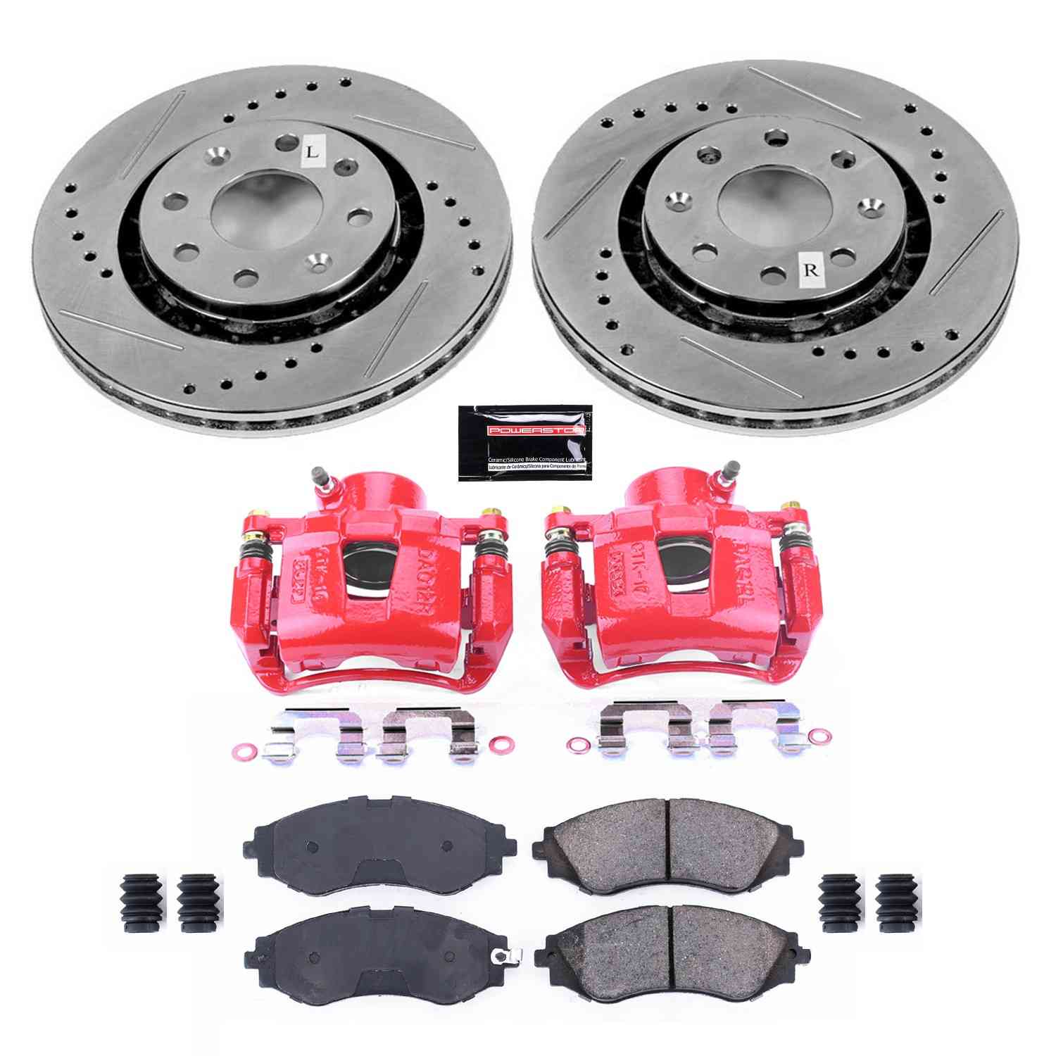Power Stop 04-11 Chevrolet Aveo Front Z23 Evolution Sport Brake Kit w/Calipers