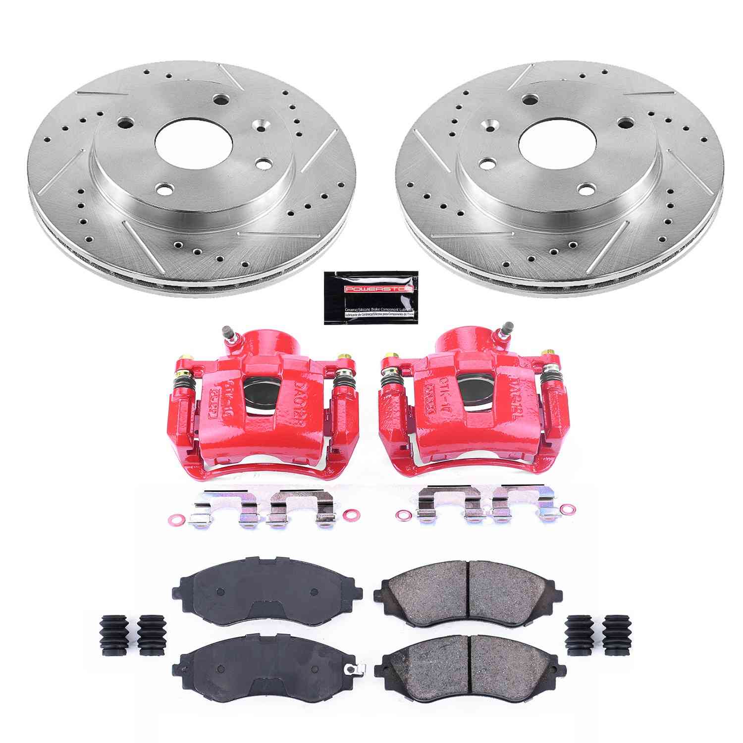 Power Stop 04-08 Suzuki Forenza Front Z23 Evolution Sport Brake Kit w/Calipers