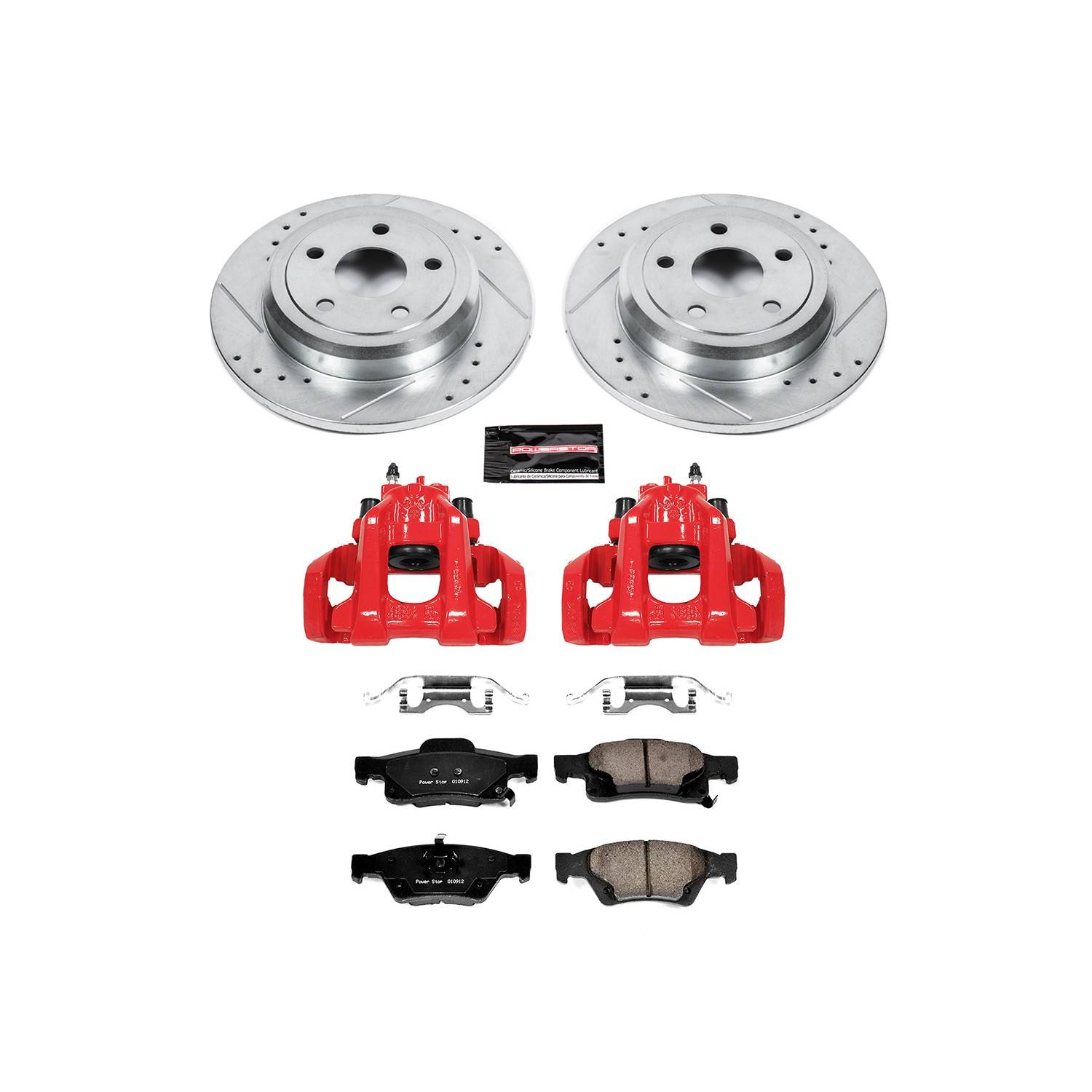 Power Stop 11-17 Dodge Durango Rear Z23 Evolution Sport Brake Kit w/Calipers