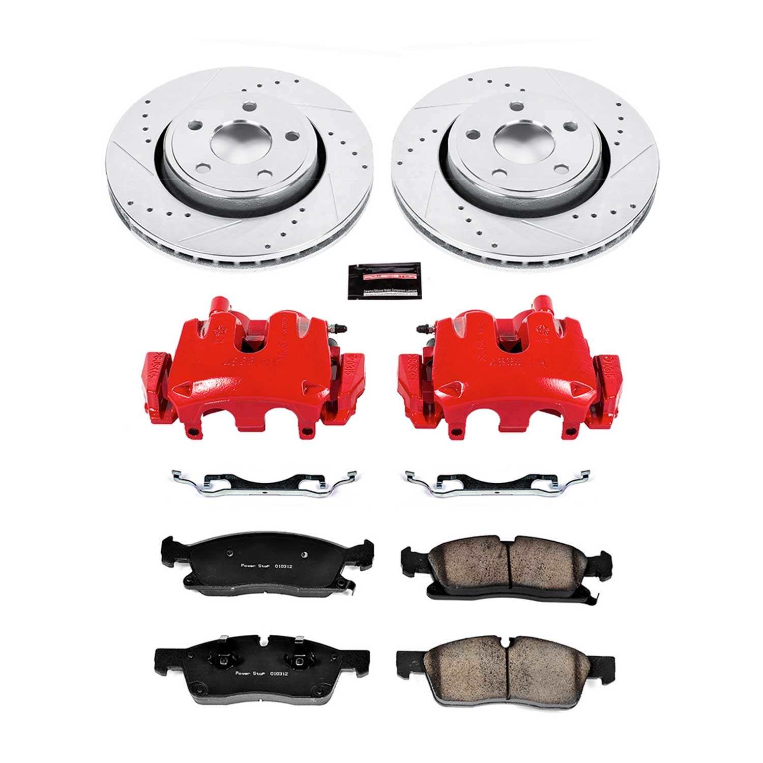 Power Stop 11-17 Dodge Durango Front Z23 Evolution Sport Brake Kit w/Calipers
