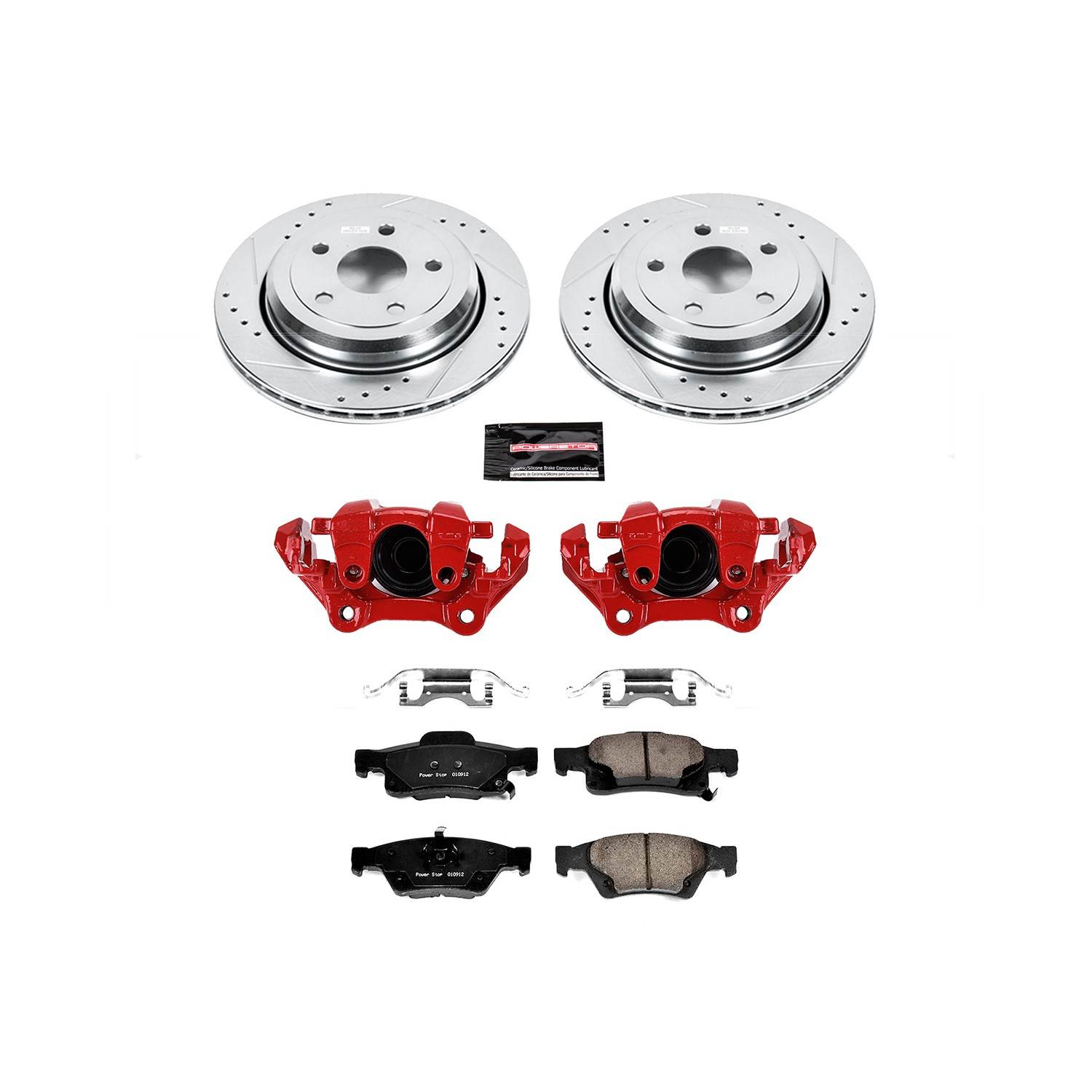 Power Stop 11-17 Dodge Durango Rear Z23 Evolution Sport Brake Kit w/Calipers