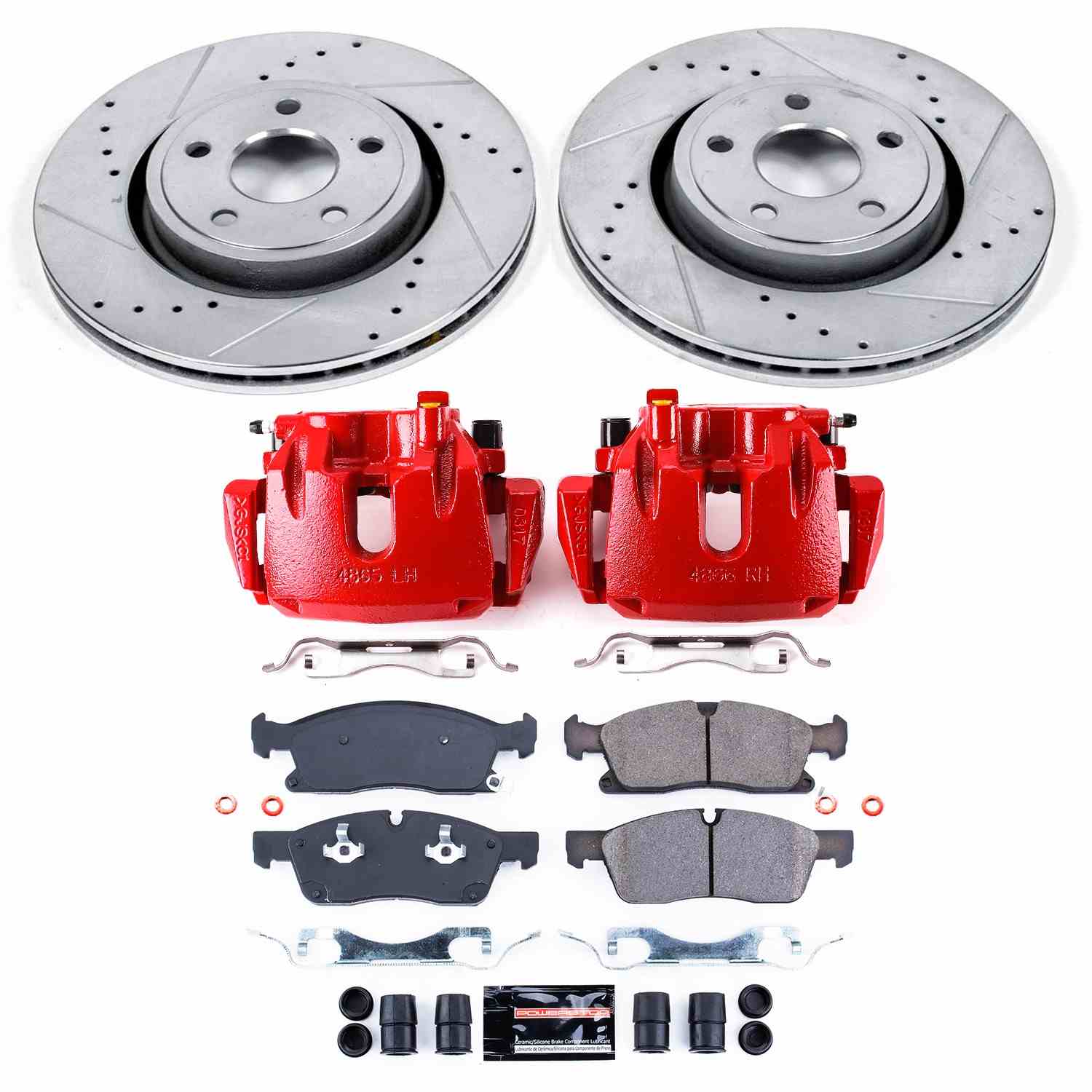 Power Stop 11-17 Dodge Durango Front Z23 Evolution Sport Brake Kit w/Calipers