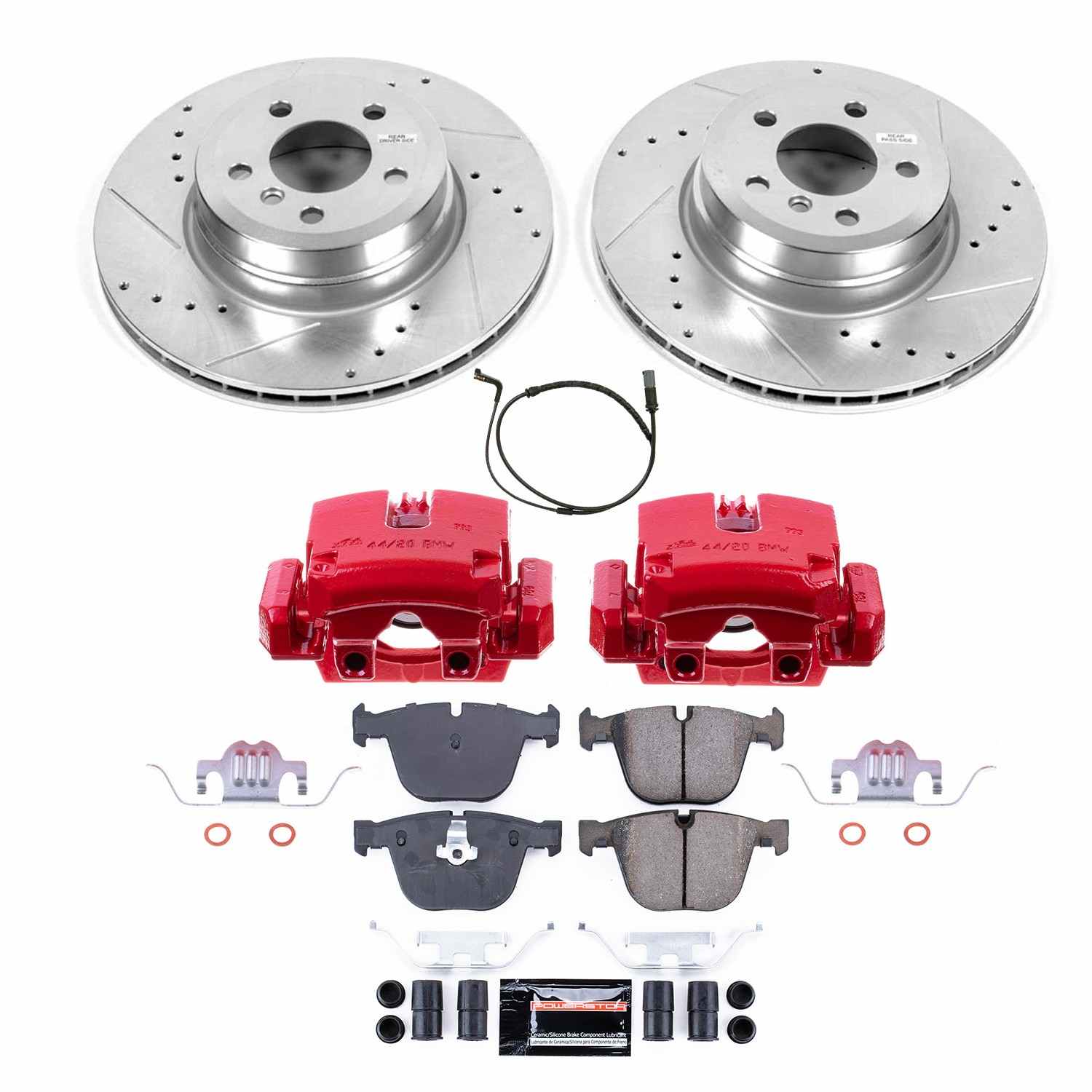 Power Stop 2008 BMW X6 Rear Z23 Evolution Kit W/Cals