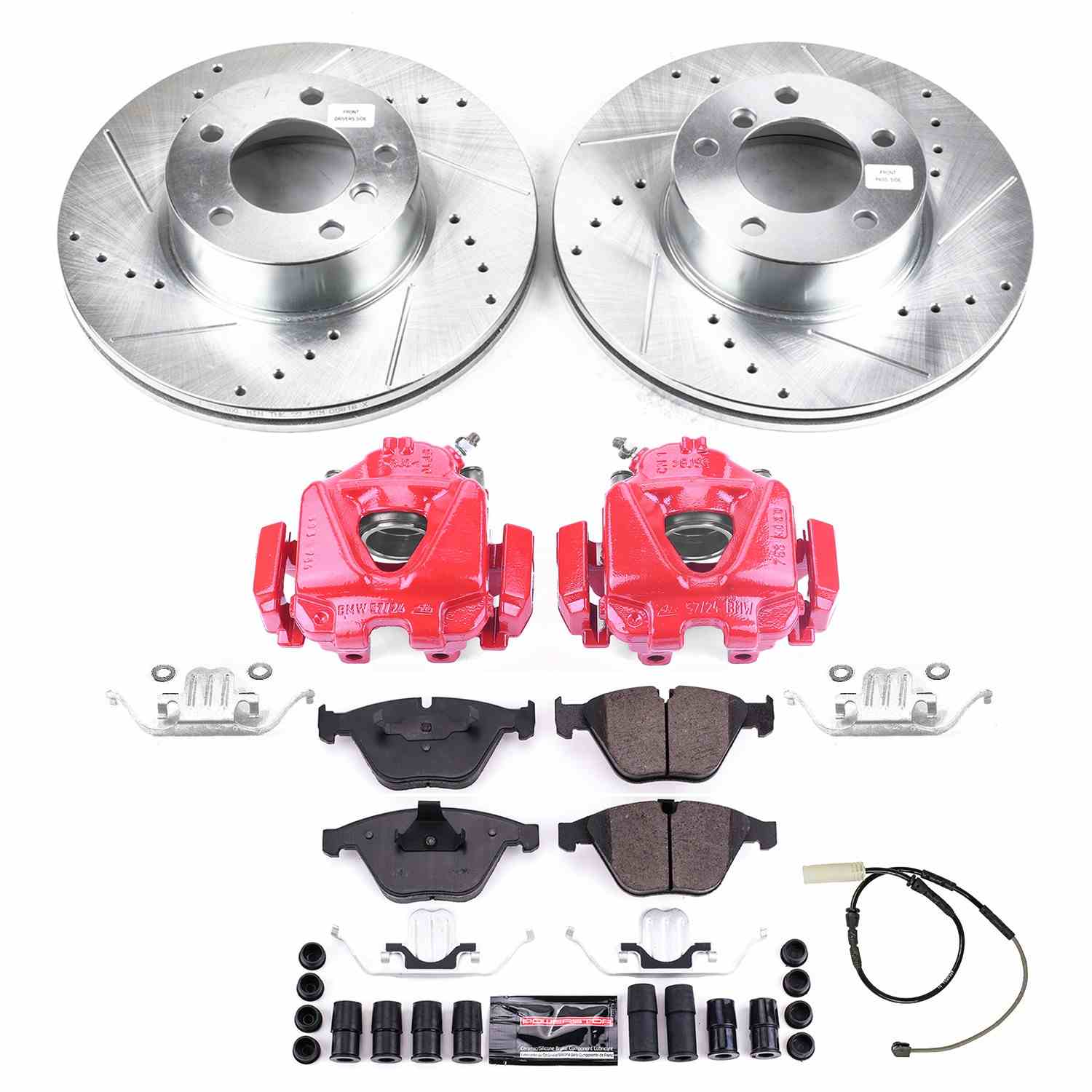 Power Stop 11-13 BMW 328i Front Z23 Evolution Kit W/Cals